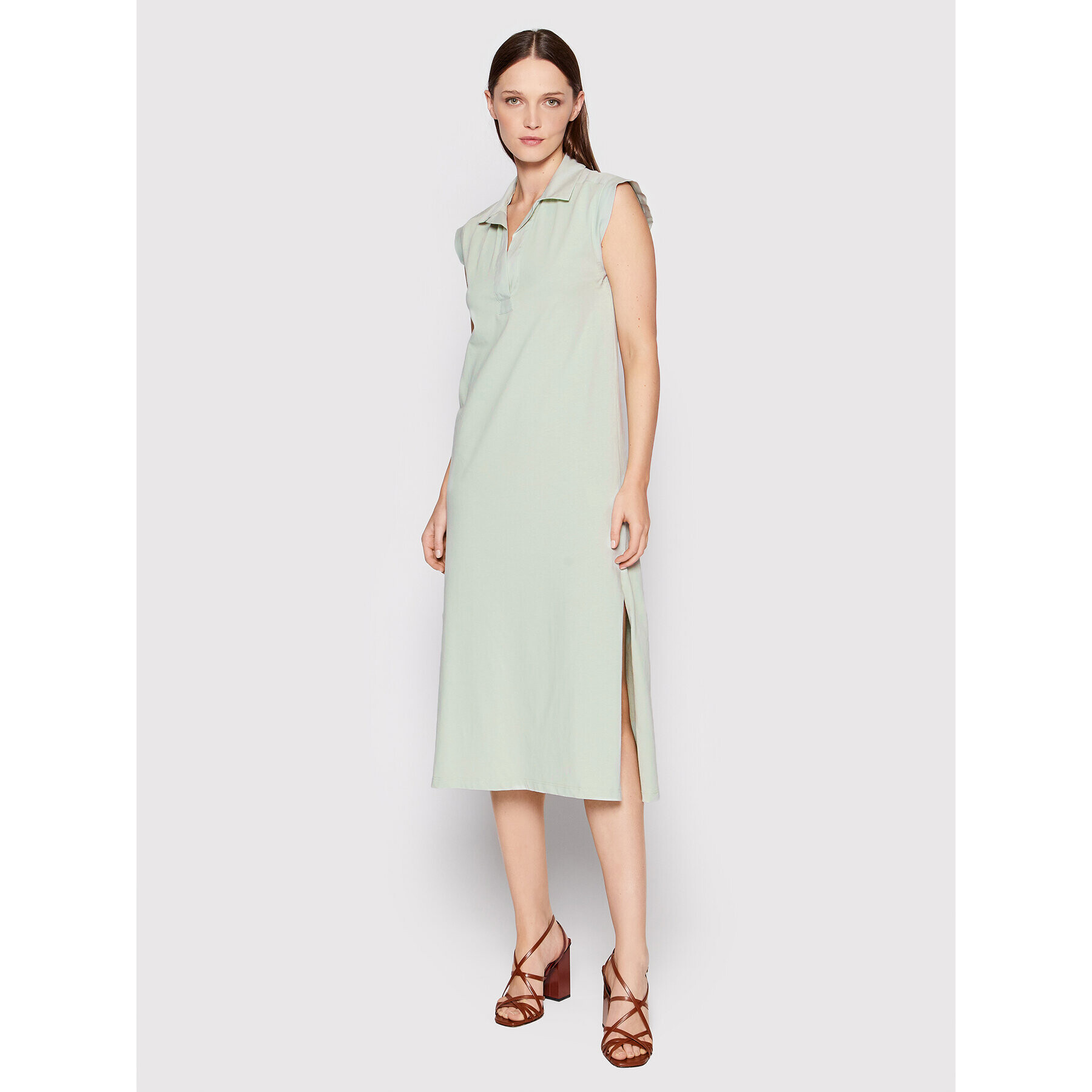Marella Ежедневна рокля Bagdad 36210525 Зелен Regular Fit - Pepit.bg