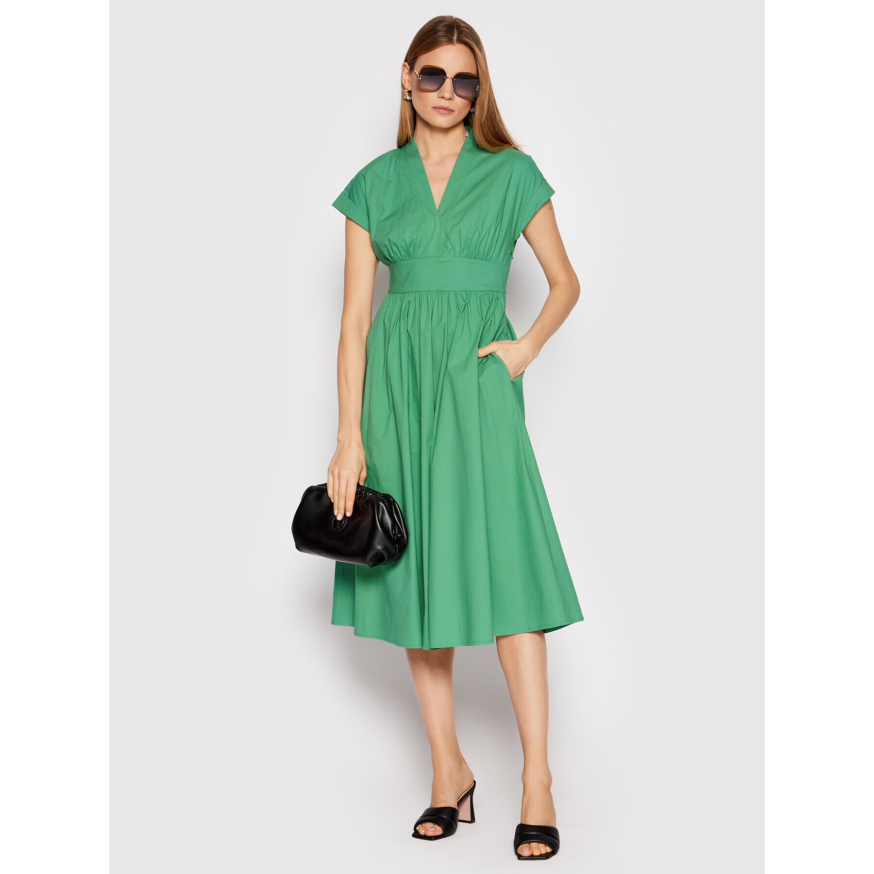 Marella Ежедневна рокля Bobbio 32211522 Зелен Regular Fit - Pepit.bg