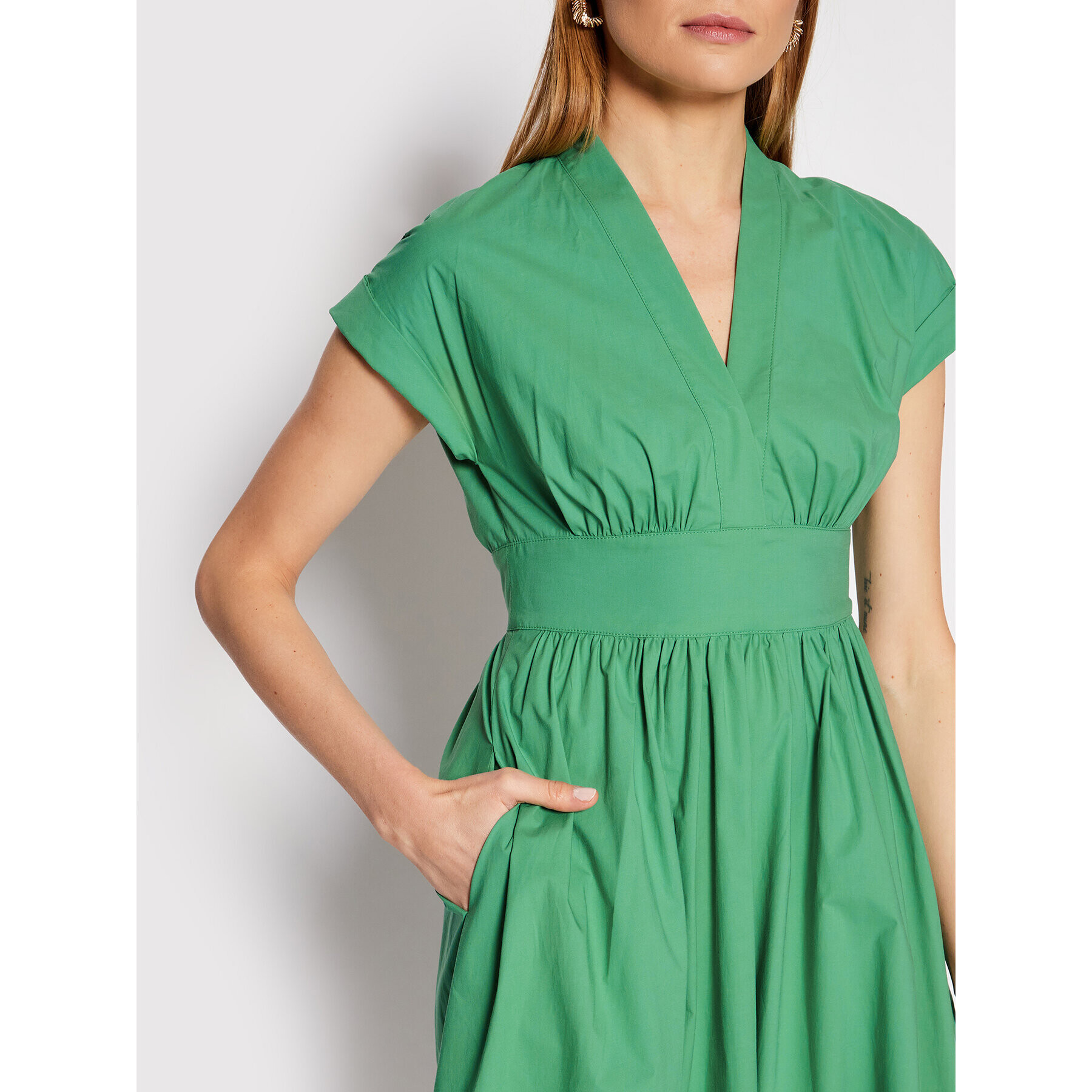 Marella Ежедневна рокля Bobbio 32211522 Зелен Regular Fit - Pepit.bg