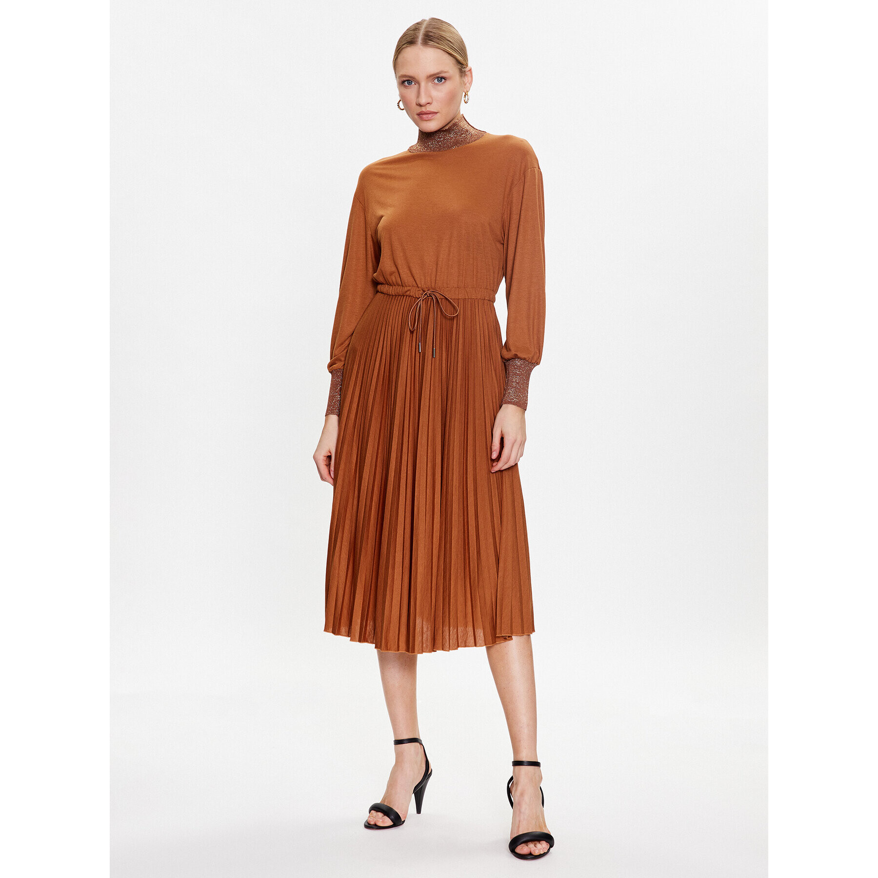 Marella Ежедневна рокля Burda 36260627 Бежов Regular Fit - Pepit.bg