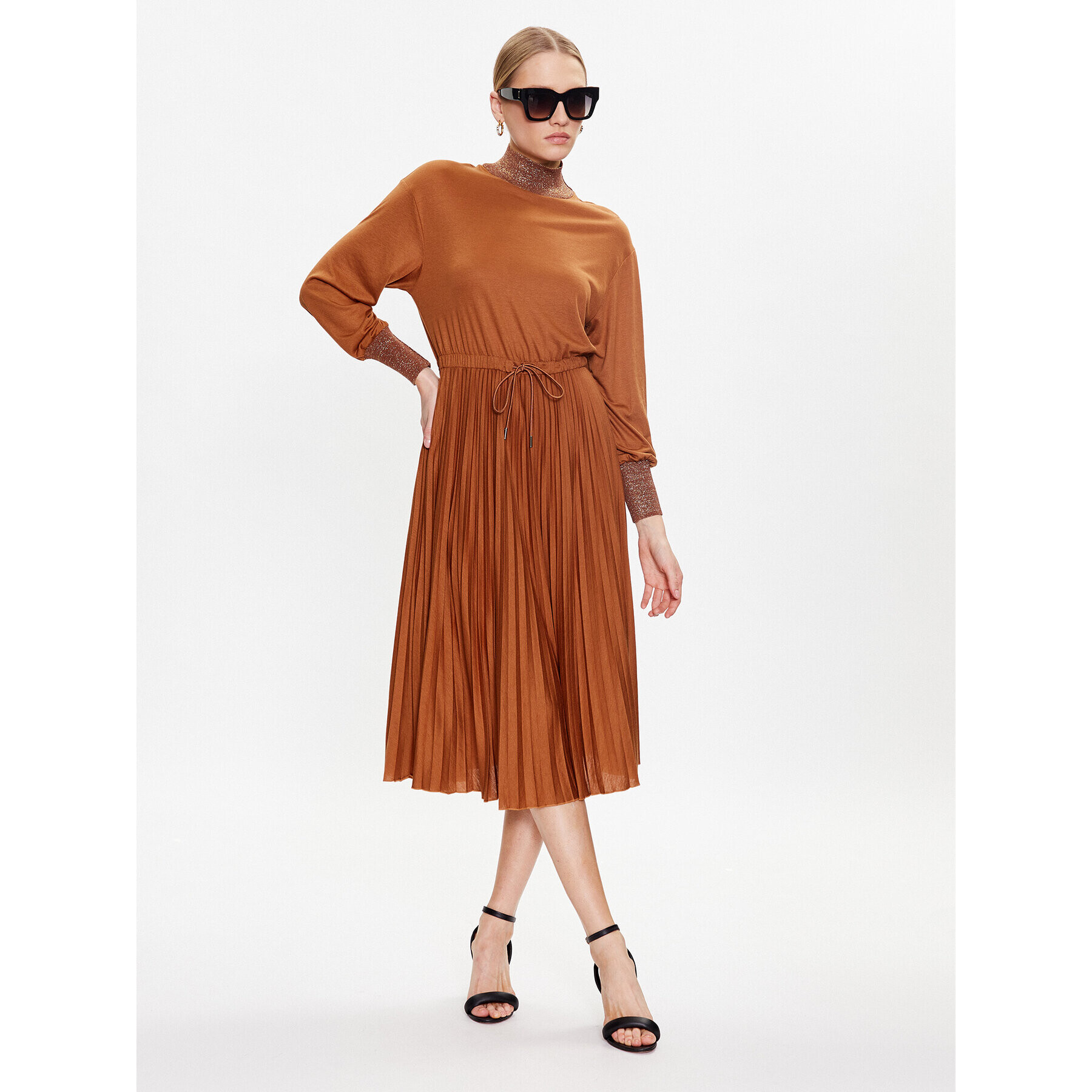 Marella Ежедневна рокля Burda 36260627 Бежов Regular Fit - Pepit.bg