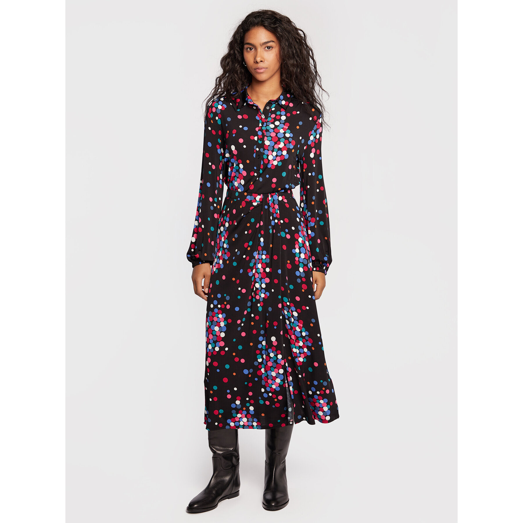 Marella Ежедневна рокля Gerico 36260428 Черен Regular Fit - Pepit.bg
