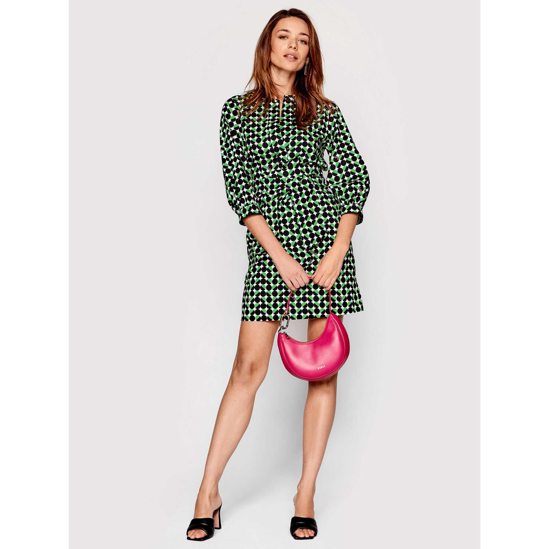 Marella Ежедневна рокля Jervis 32211021 Зелен Regular Fit - Pepit.bg
