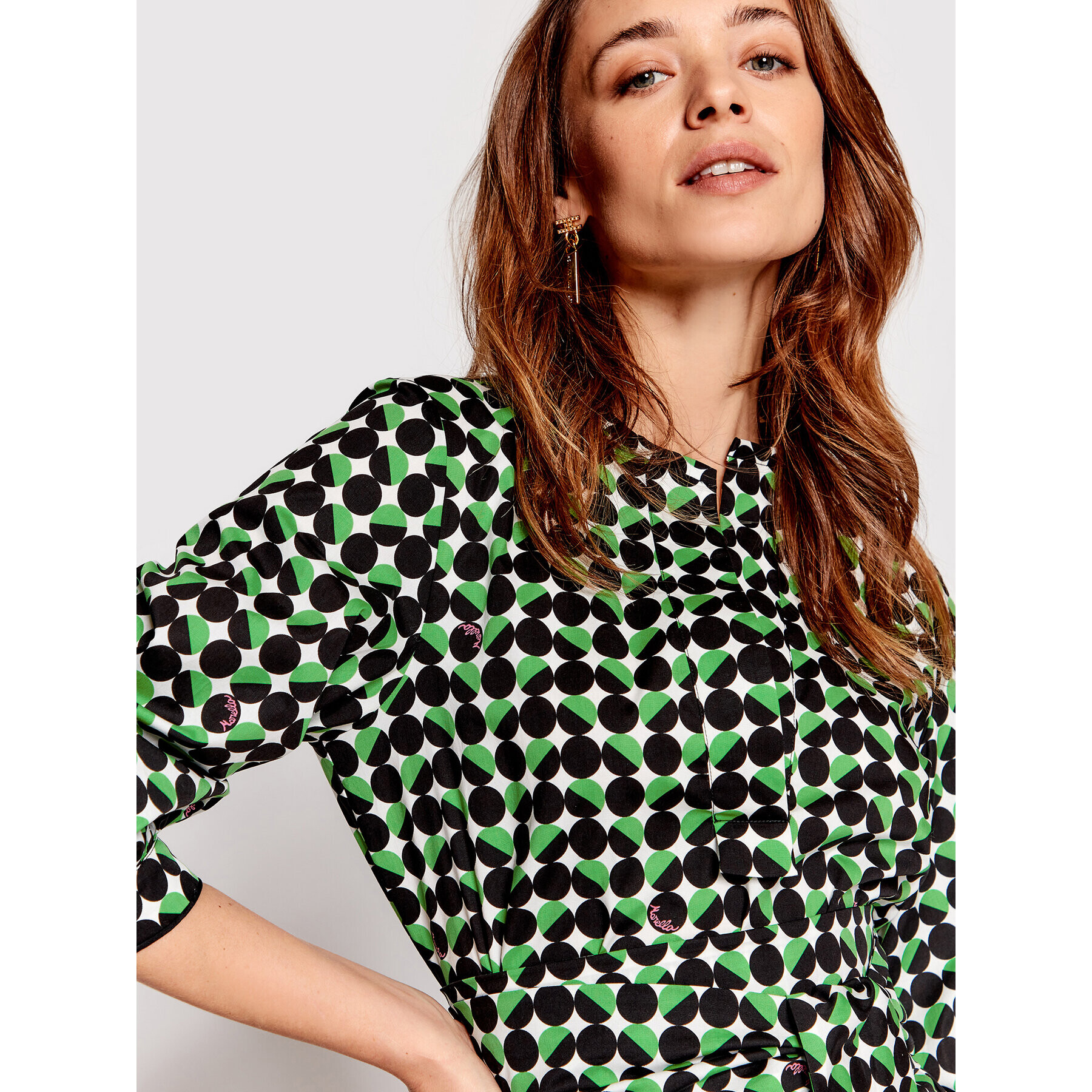 Marella Ежедневна рокля Jervis 32211021 Зелен Regular Fit - Pepit.bg