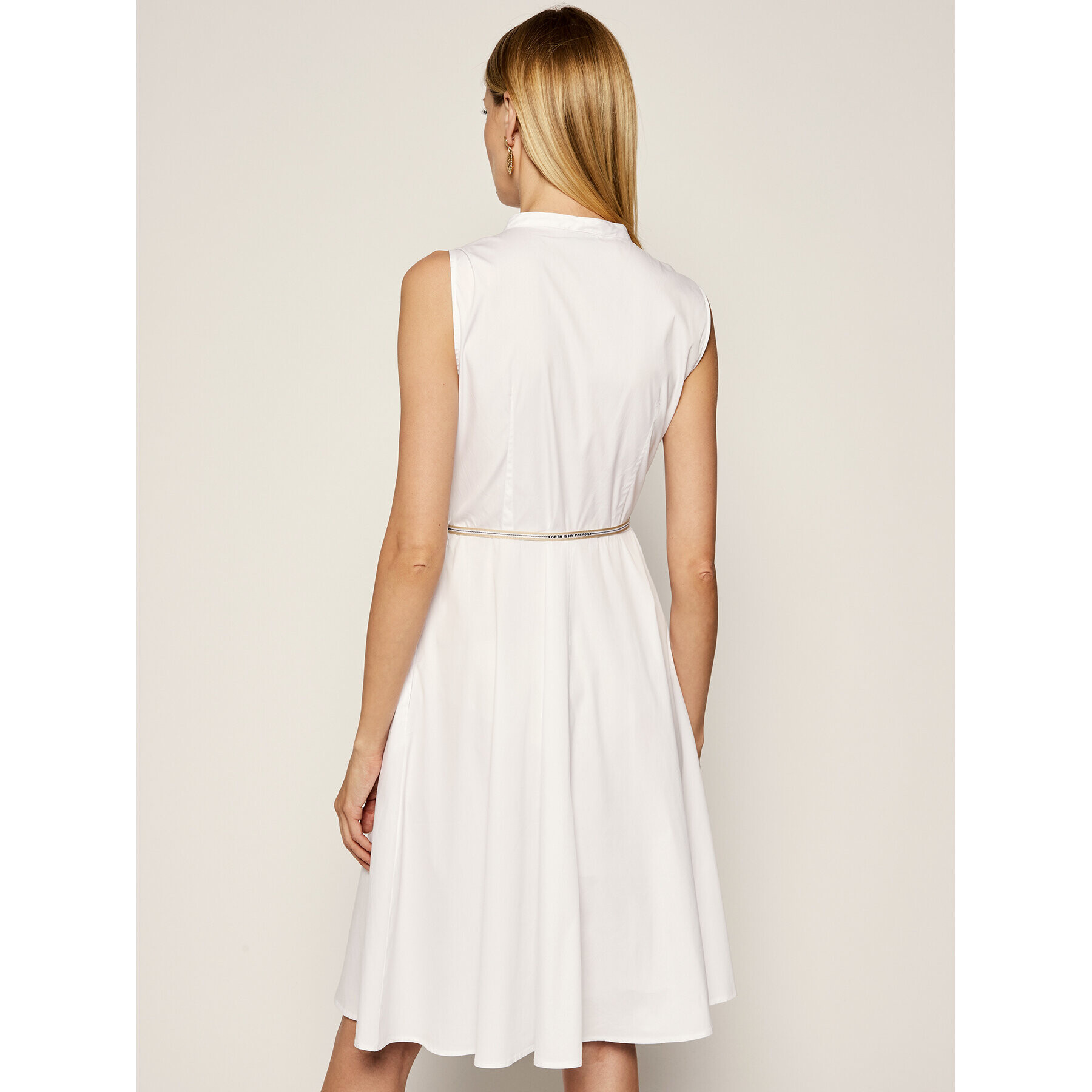 Marella Ежедневна рокля Pargolo 32211205 Бял Regular Fit - Pepit.bg