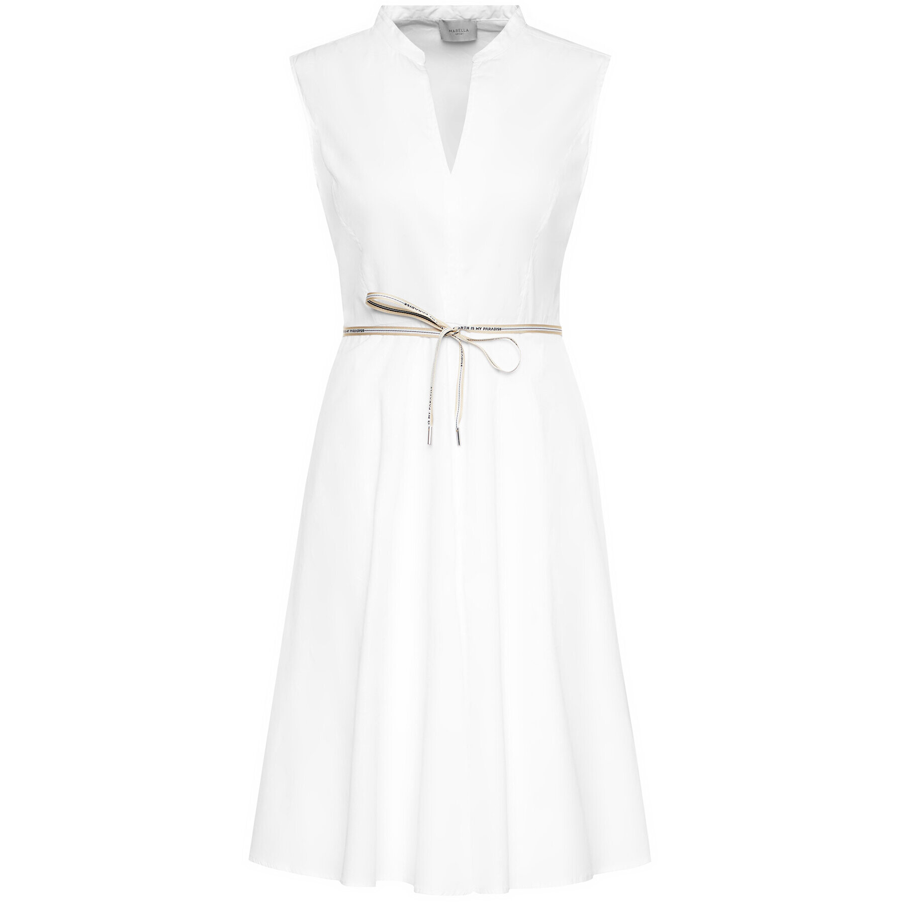 Marella Ежедневна рокля Pargolo 32211205 Бял Regular Fit - Pepit.bg