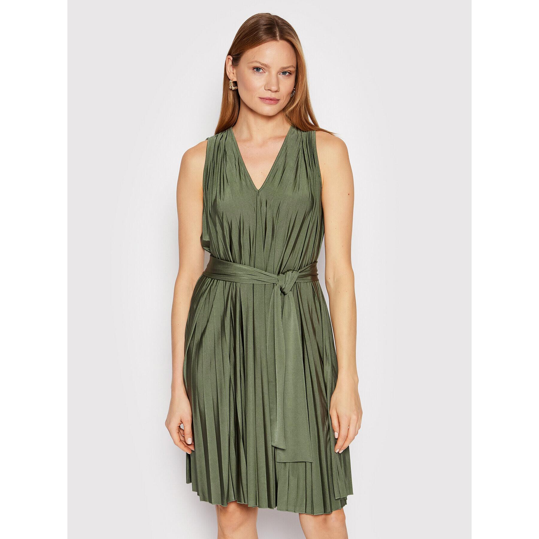 Marella Ежедневна рокля Viscosa 36210322 Зелен Oversize - Pepit.bg