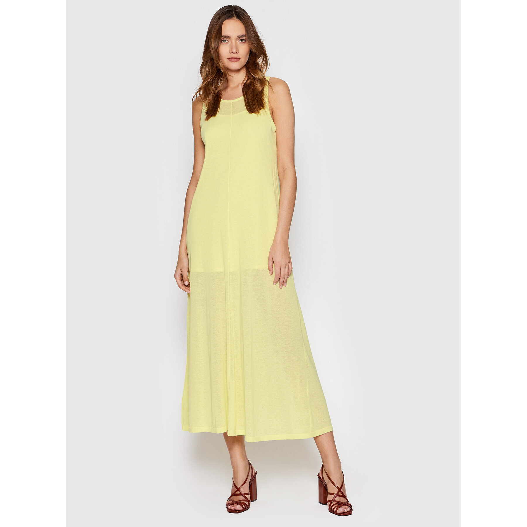 Marella Ежедневна рокля Baschi 36210225 Жълт Relaxed Fit - Pepit.bg