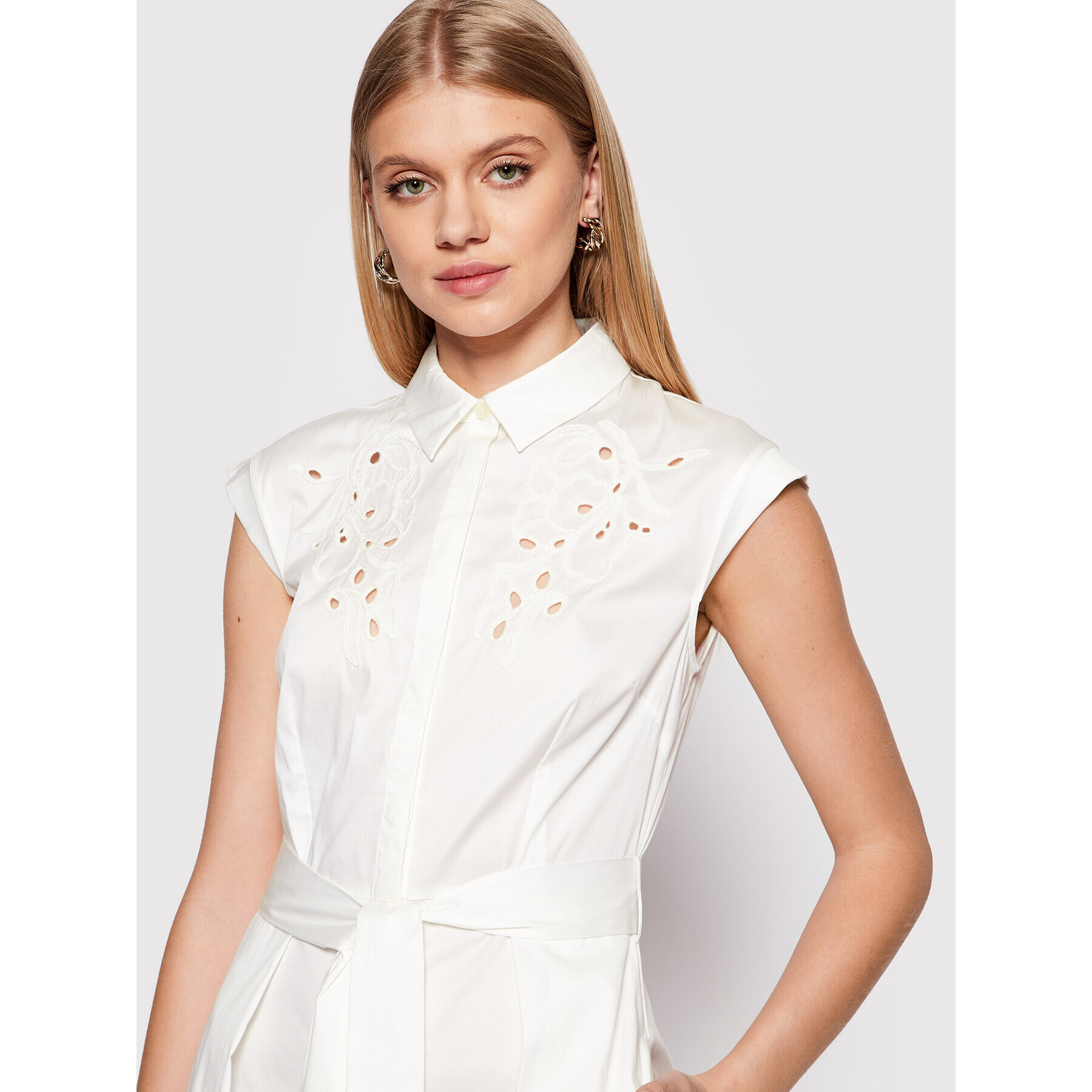 Marella Ежедневна рокля Bosso 32210321 Бял Regular Fit - Pepit.bg