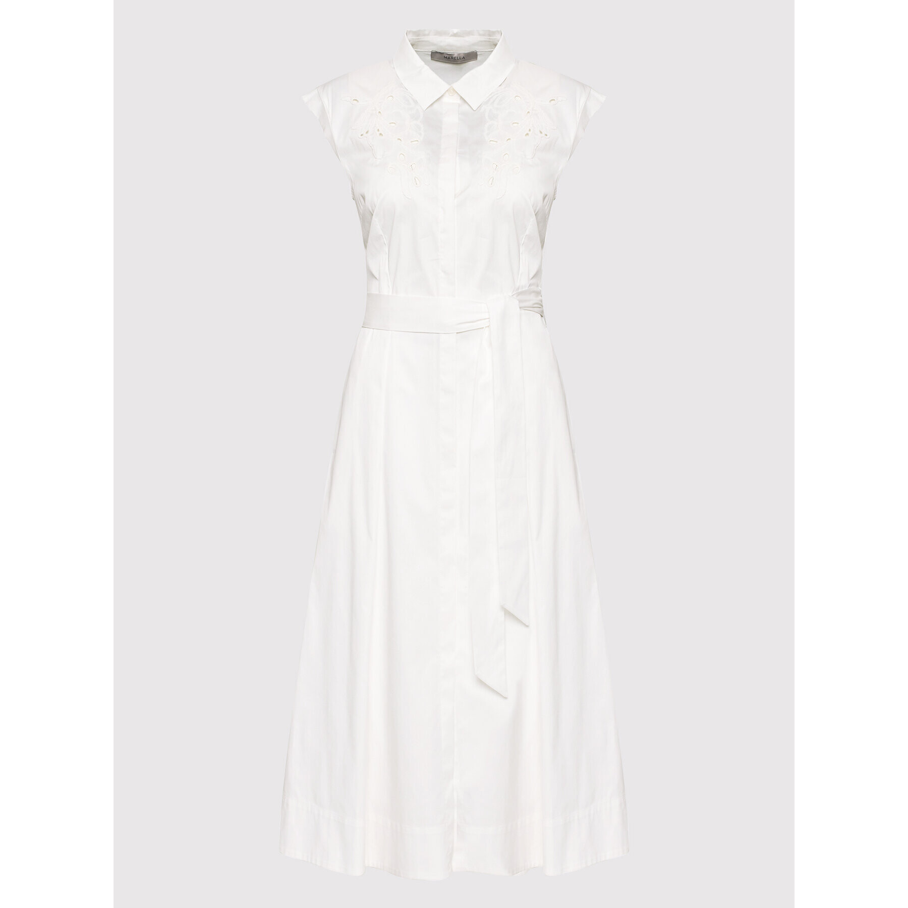 Marella Ежедневна рокля Bosso 32210321 Бял Regular Fit - Pepit.bg