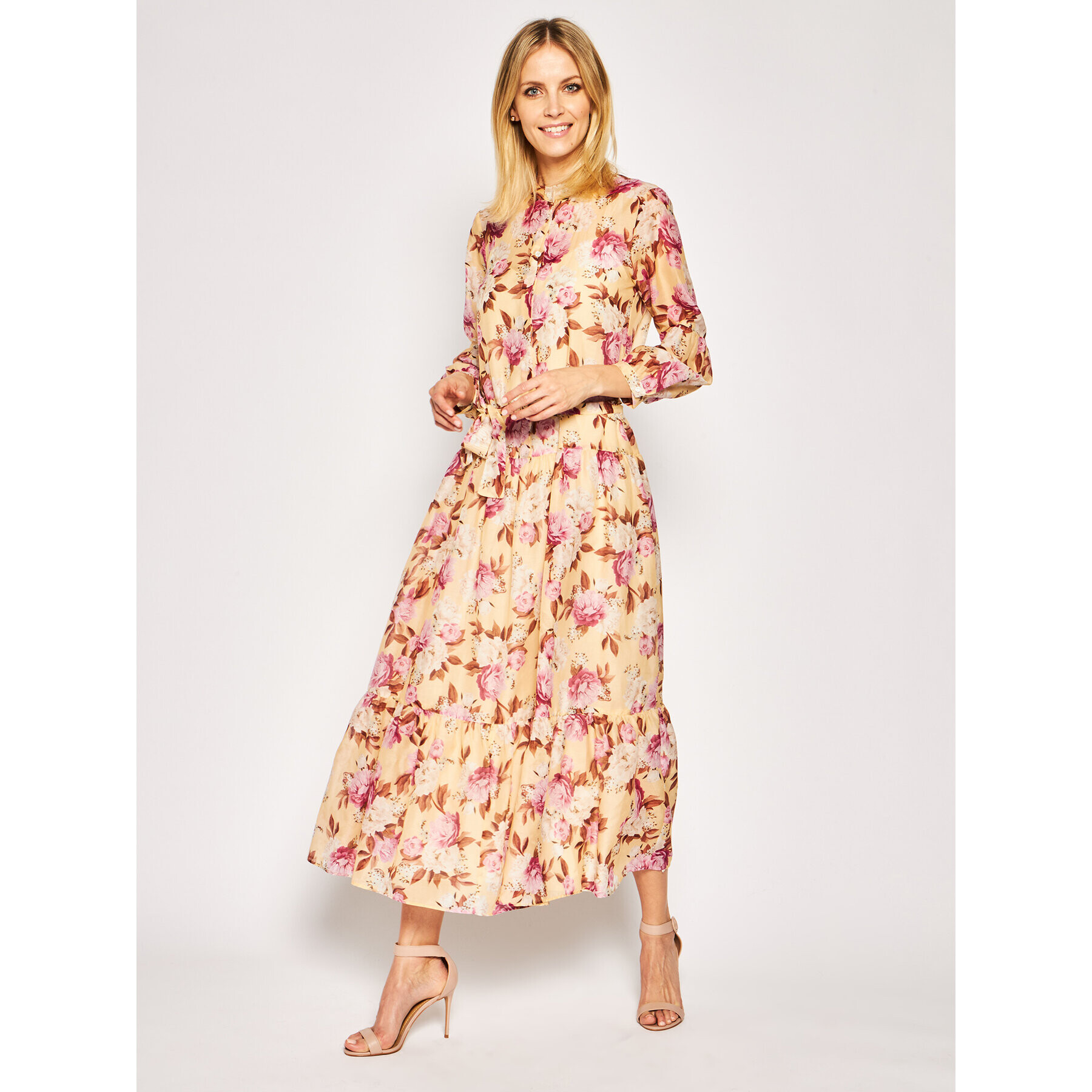 Marella Ежедневна рокля Clava 32213202 Бежов Regular Fit - Pepit.bg