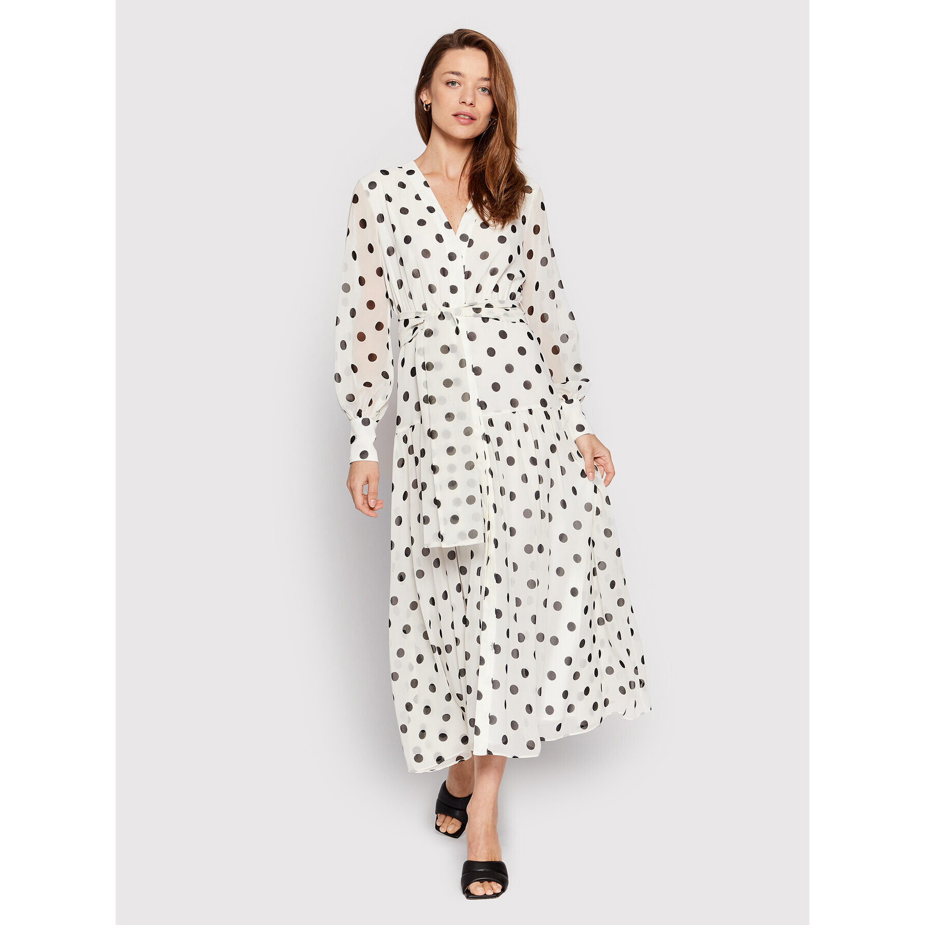 Marella Ежедневна рокля Ninetta 32214422 Бял Regular Fit - Pepit.bg