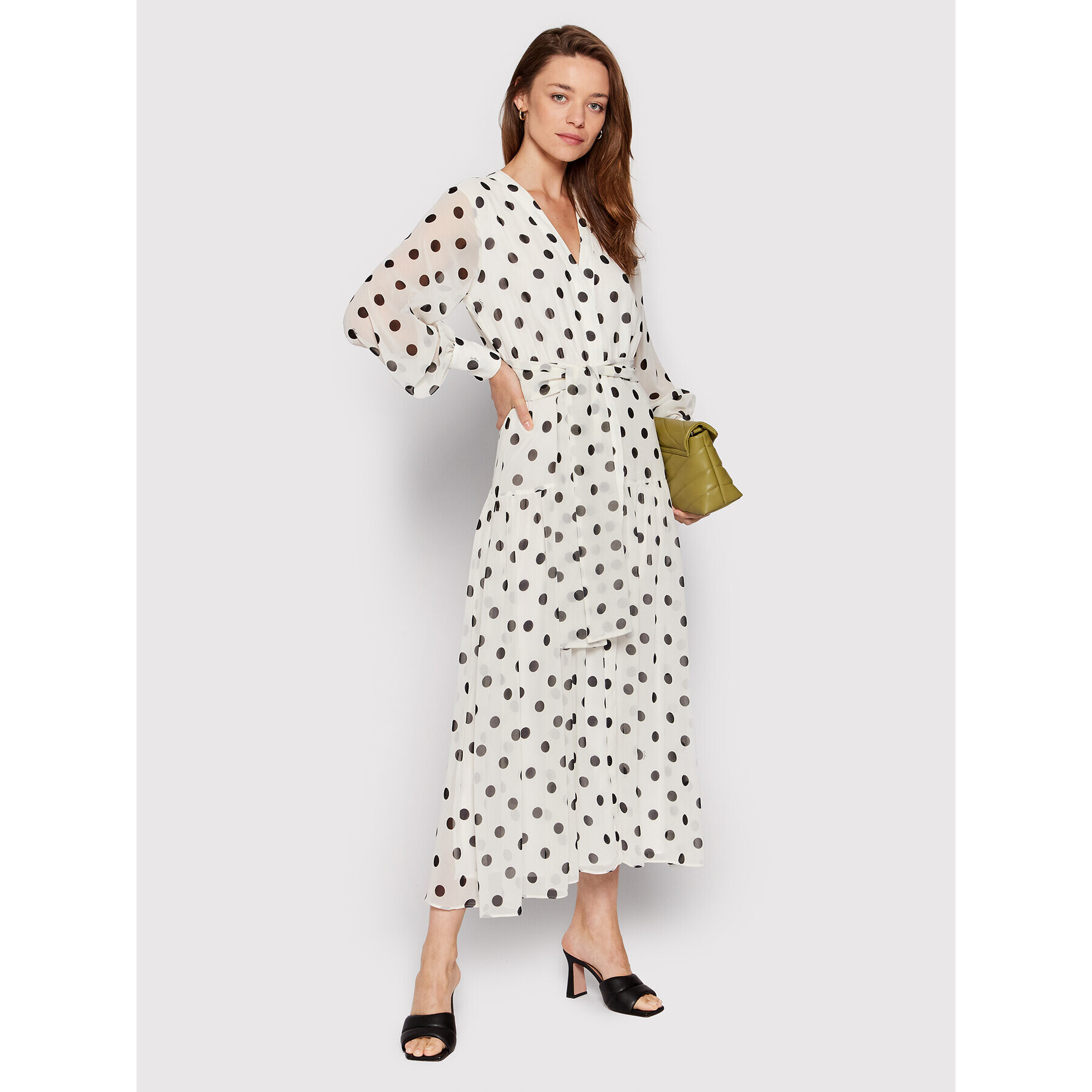 Marella Ежедневна рокля Ninetta 32214422 Бял Regular Fit - Pepit.bg