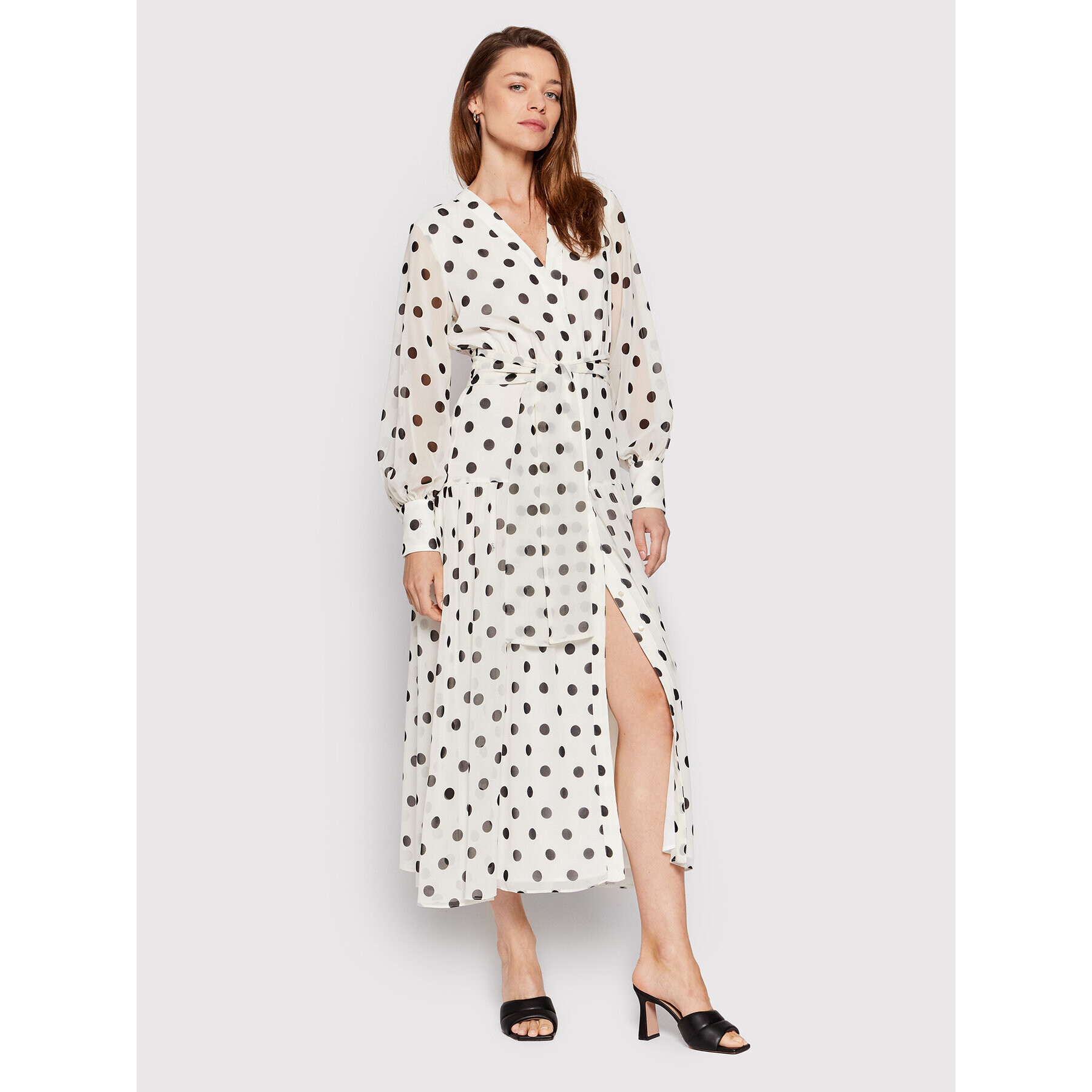 Marella Ежедневна рокля Ninetta 32214422 Бял Regular Fit - Pepit.bg