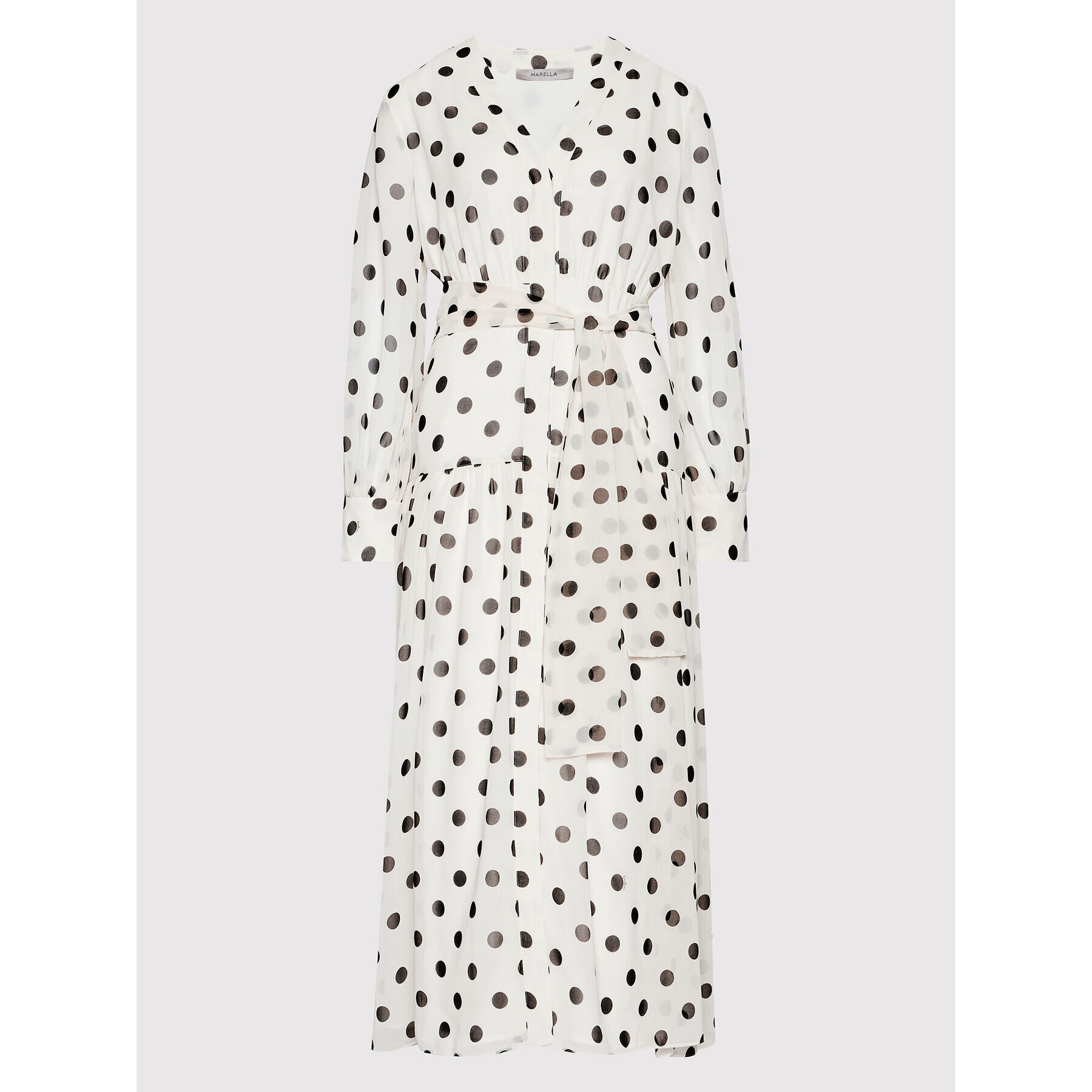 Marella Ежедневна рокля Ninetta 32214422 Бял Regular Fit - Pepit.bg