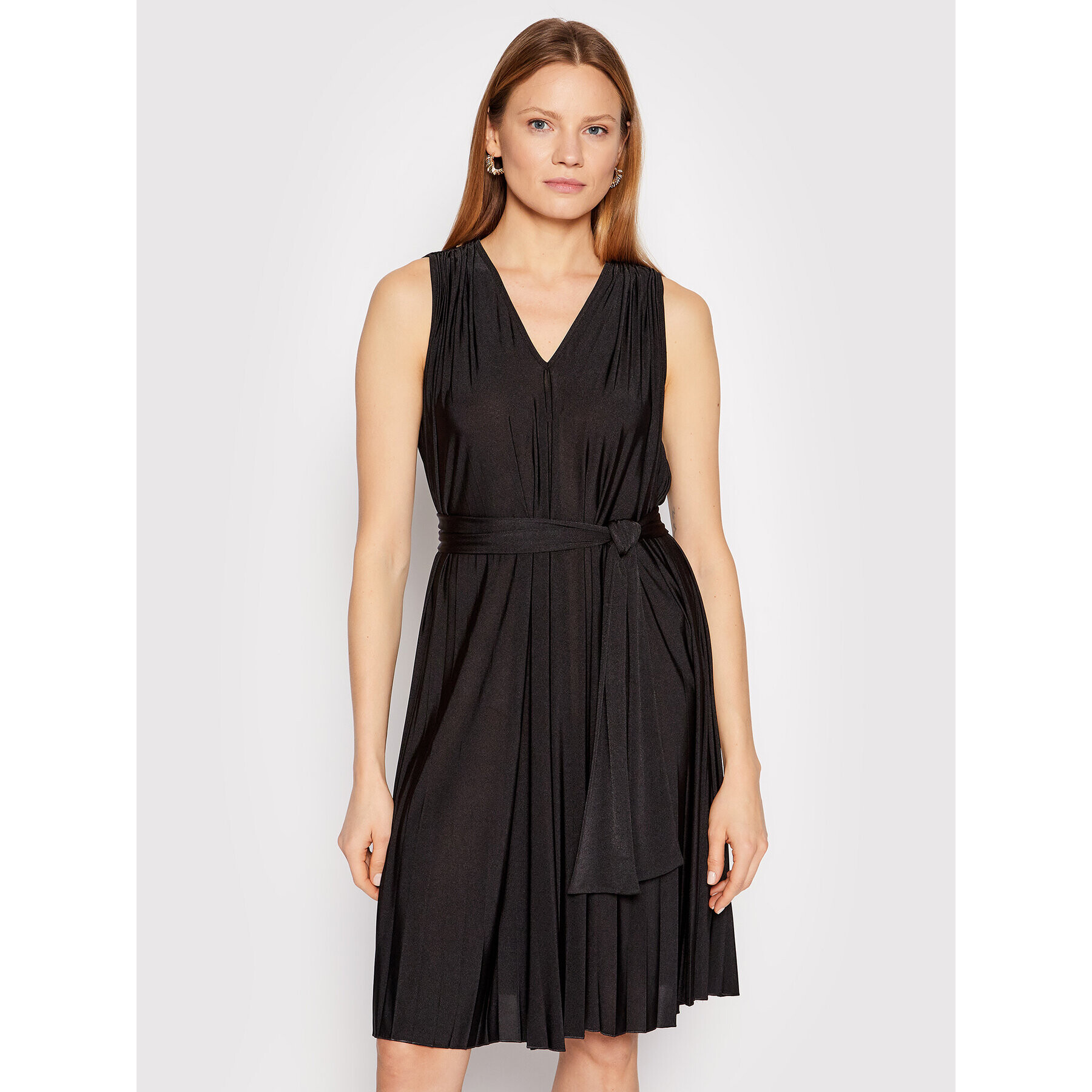 Marella Ежедневна рокля Viscosa 36210322 Черен Oversize - Pepit.bg
