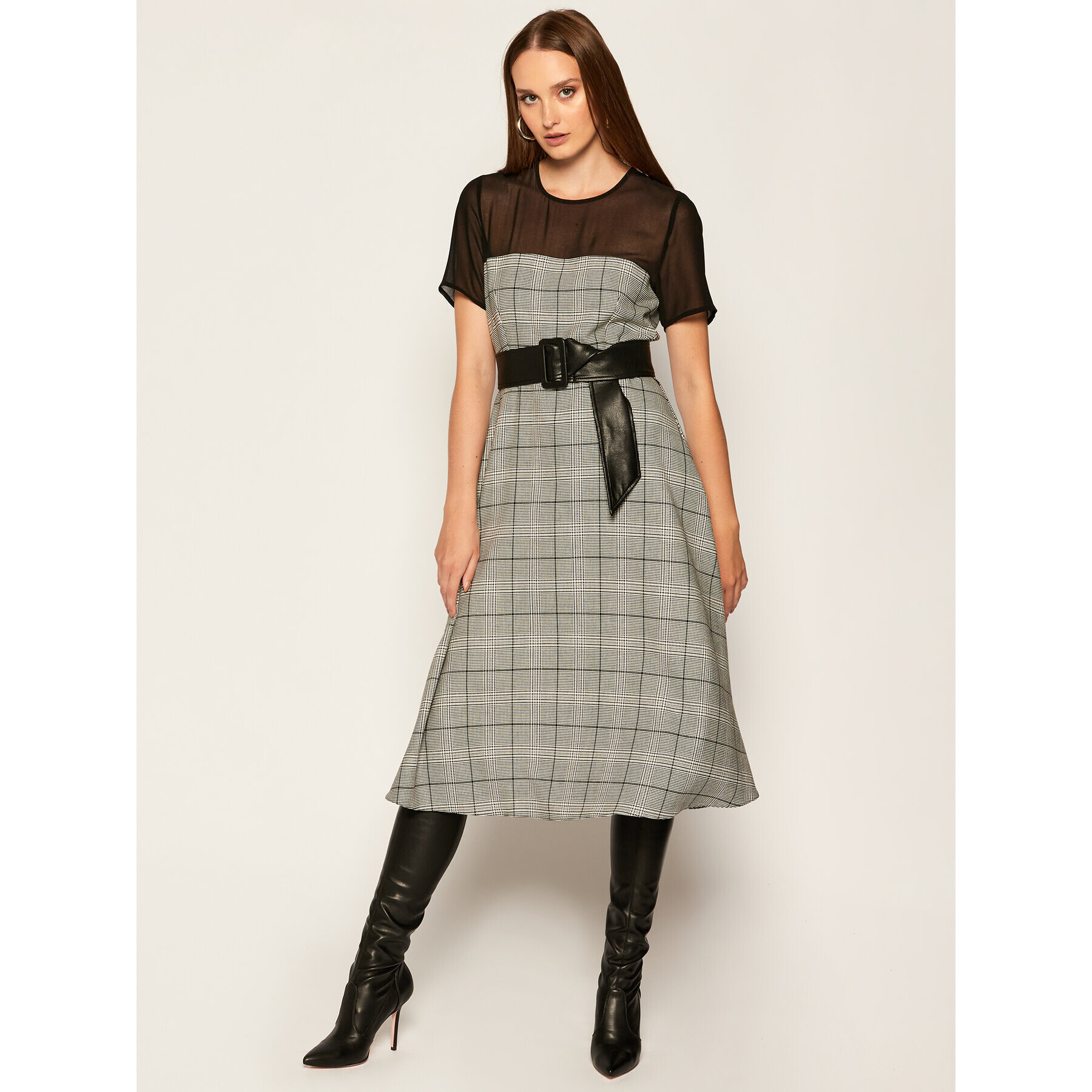 Marella Ежедневна рокля Volt 32264108 Сив Regular Fit - Pepit.bg