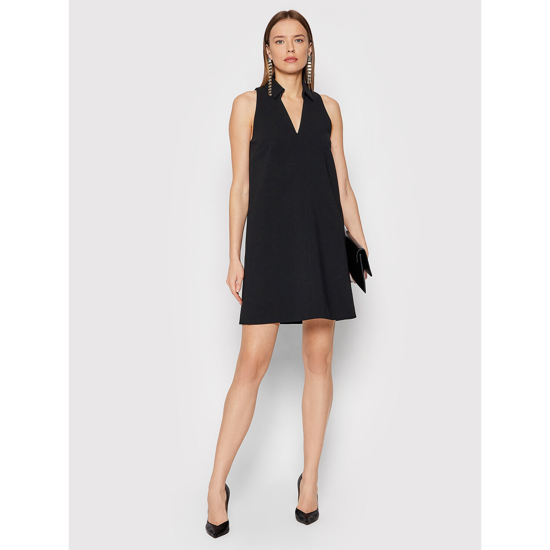 Marella Коктейлна рокля Gargano 32210923 Черен Regular Fit - Pepit.bg