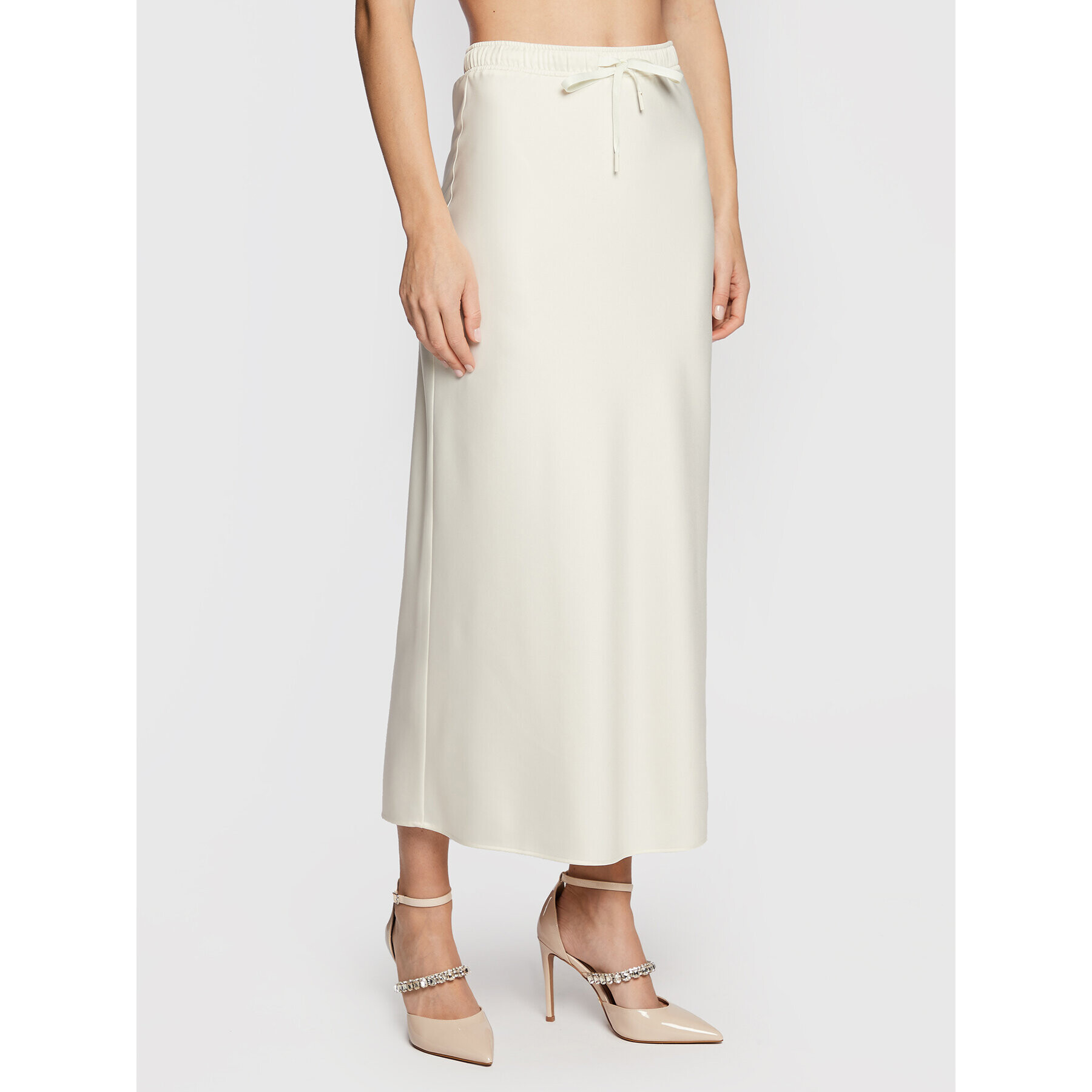Marella Миди пола Crema 31060129 Бял Regular Fit - Pepit.bg