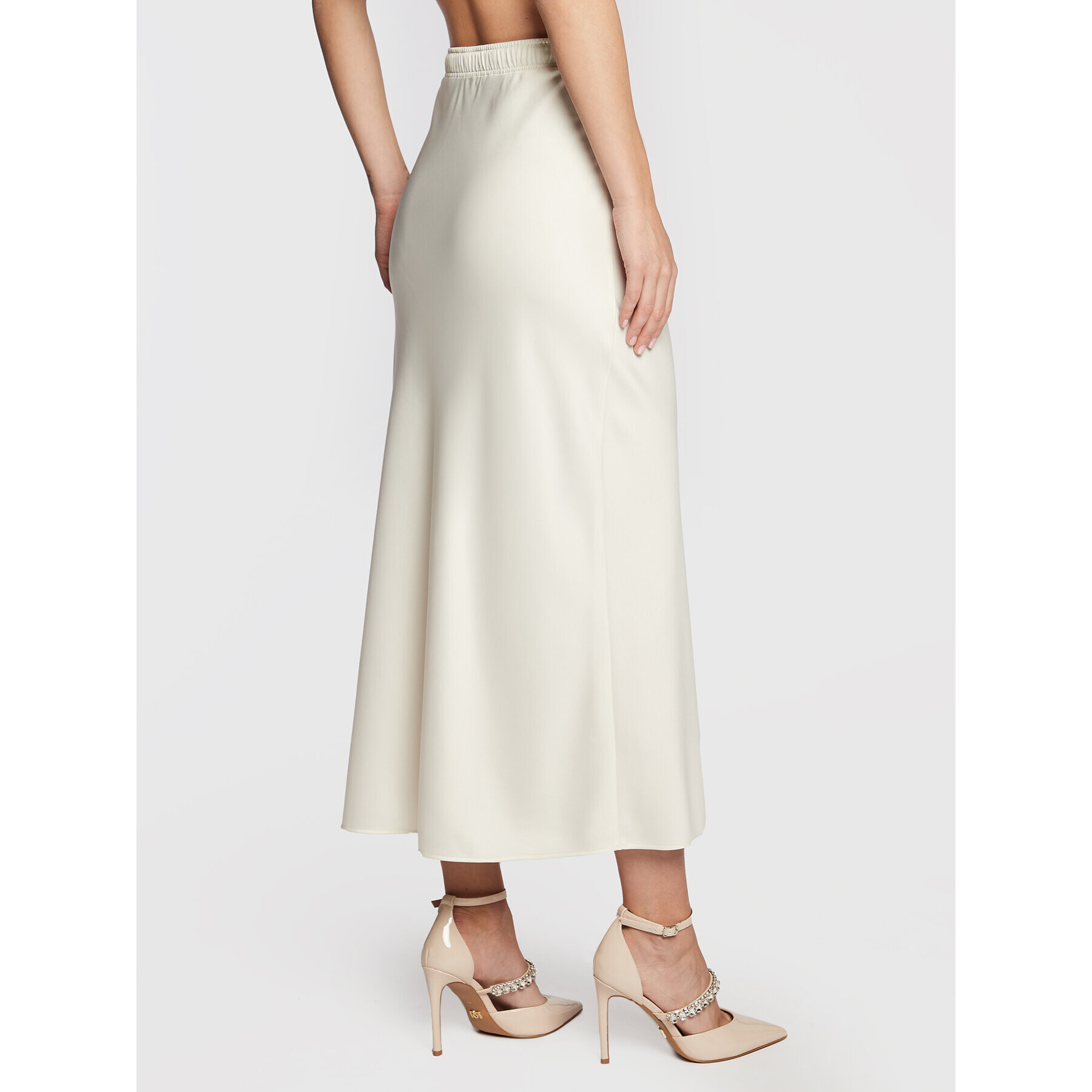 Marella Миди пола Crema 31060129 Бял Regular Fit - Pepit.bg