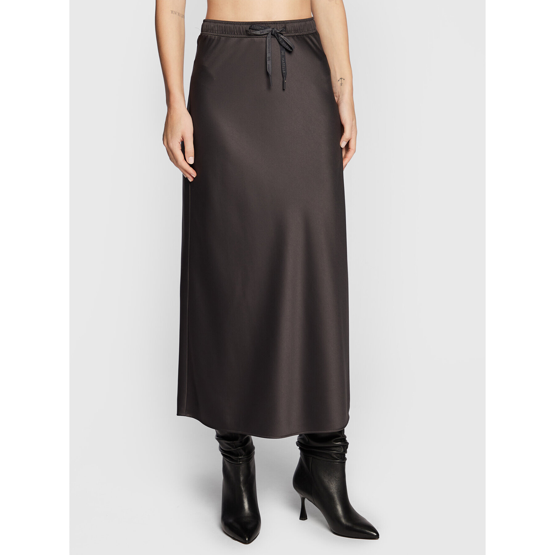 Marella Миди пола Crema 31060129 Сив Regular Fit - Pepit.bg
