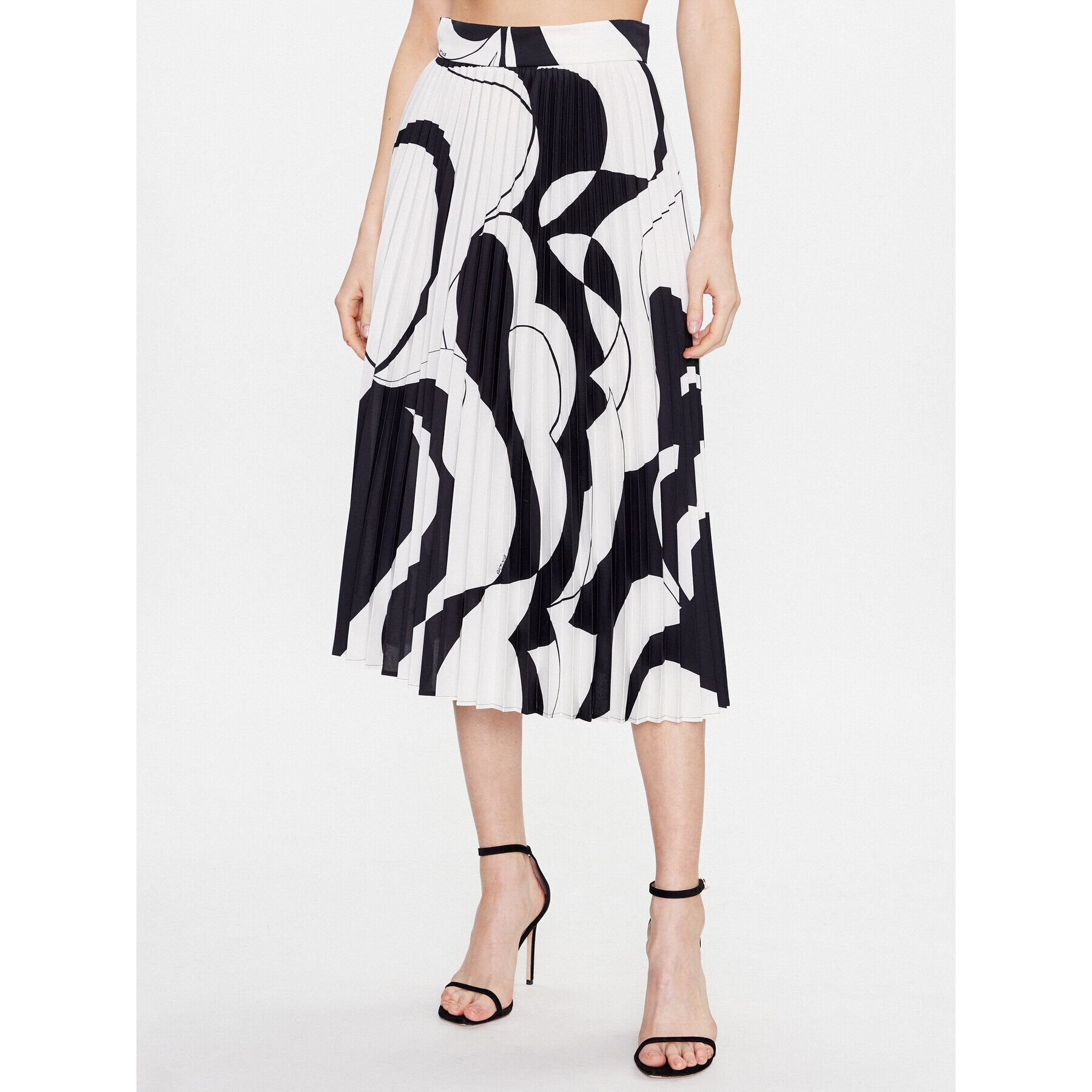 Marella Плисирана пола Svago 2331010233 Бял Regular Fit - Pepit.bg