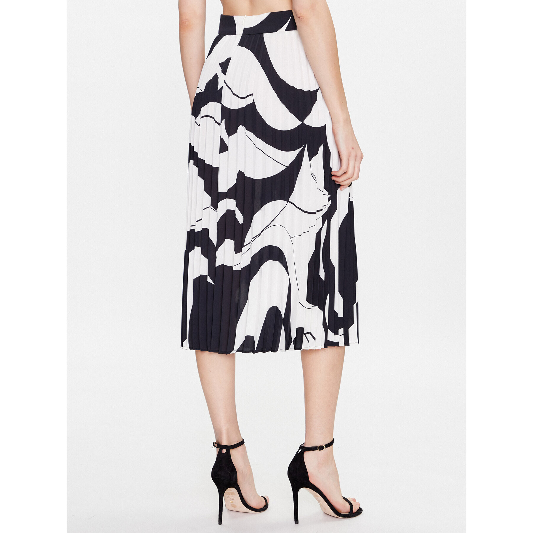 Marella Плисирана пола Svago 2331010233 Бял Regular Fit - Pepit.bg