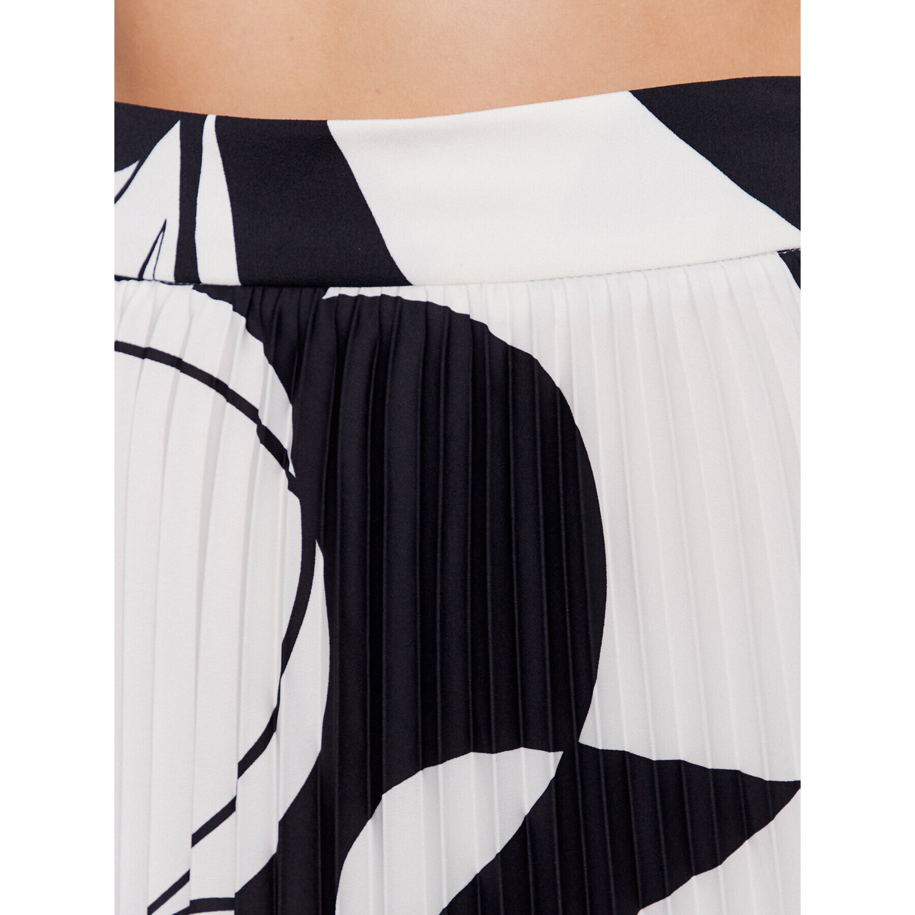 Marella Плисирана пола Svago 2331010233 Бял Regular Fit - Pepit.bg