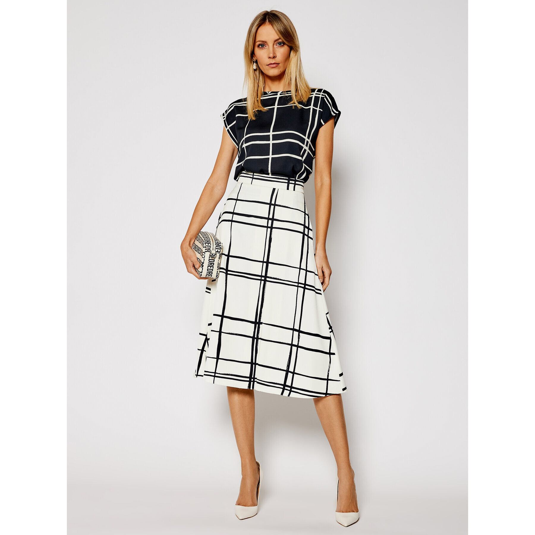 Marella Пола тип трапец Giubba 31010911 Бежов Regular Fit - Pepit.bg