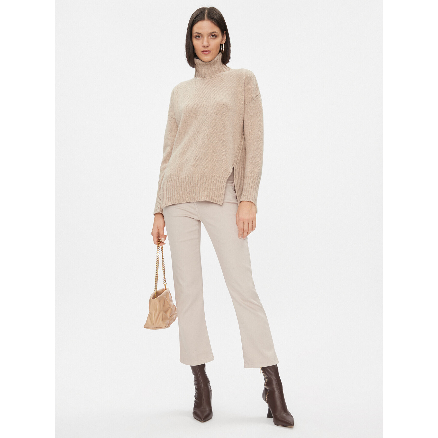 Marella Поло Bautta 2333661539200 Бежов Regular Fit - Pepit.bg