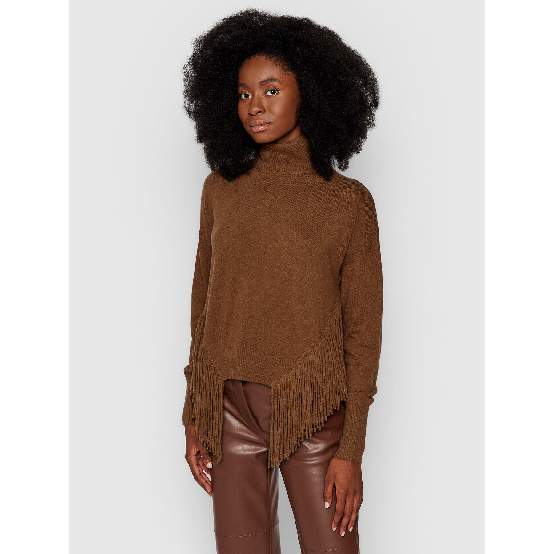 Marella Поло Carlo 33662117 Кафяв Relaxed Fit - Pepit.bg