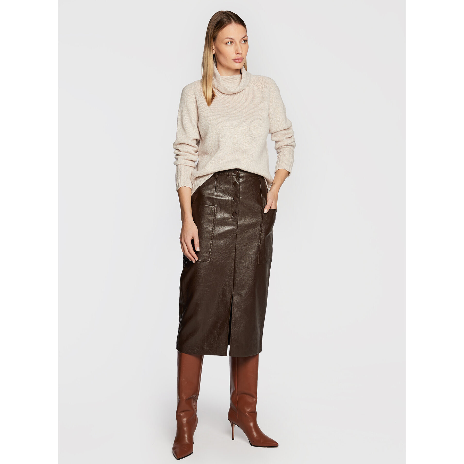 Marella Поло Giove 33662226 Бежов Regular Fit - Pepit.bg