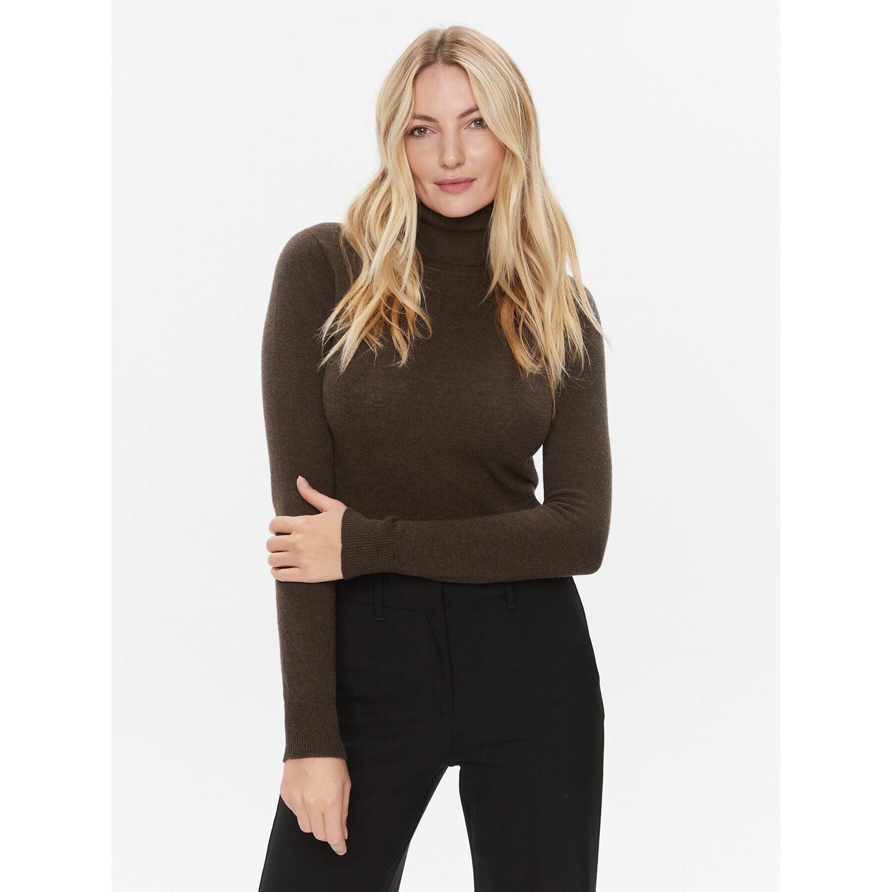 Marella Поло Incom 2333660836200 Кафяв Slim Fit - Pepit.bg