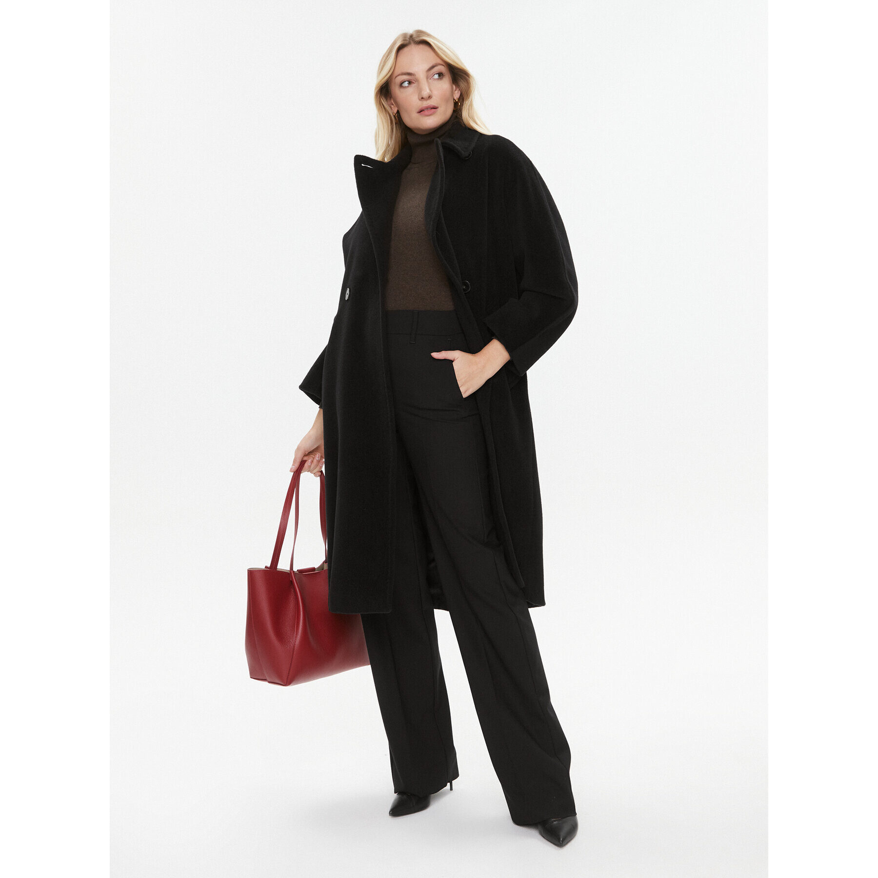 Marella Поло Incom 2333660836200 Кафяв Slim Fit - Pepit.bg