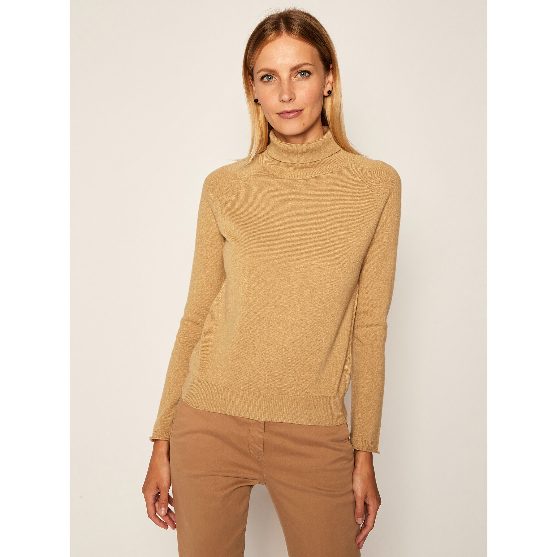 Marella Поло Massa 33663507 Кафяв Regular Fit - Pepit.bg