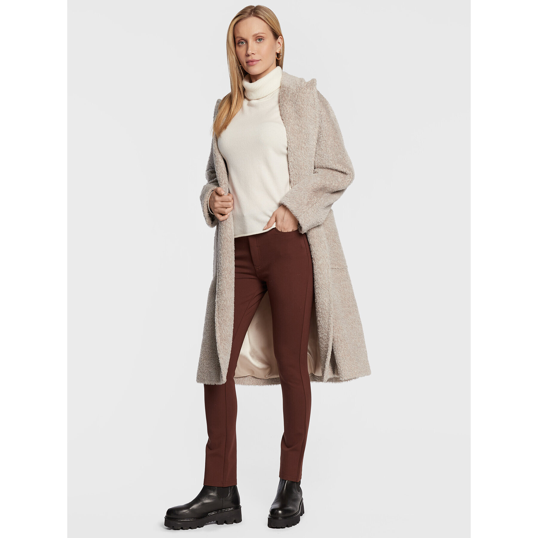 Marella Поло Spiano 33662926 Екрю Regular Fit - Pepit.bg