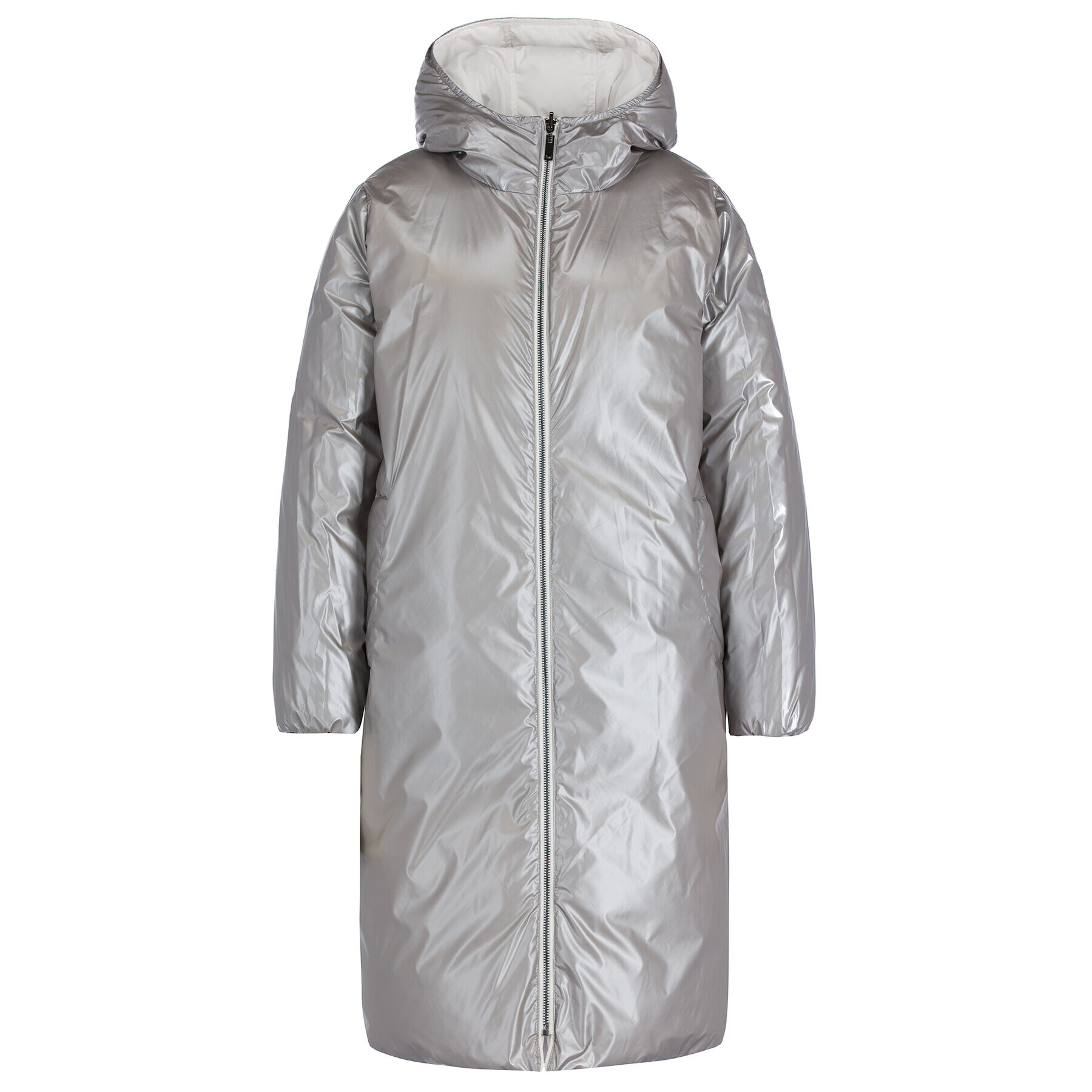 Marella Пухено яке Nepos 34960599 Бял Regular Fit - Pepit.bg