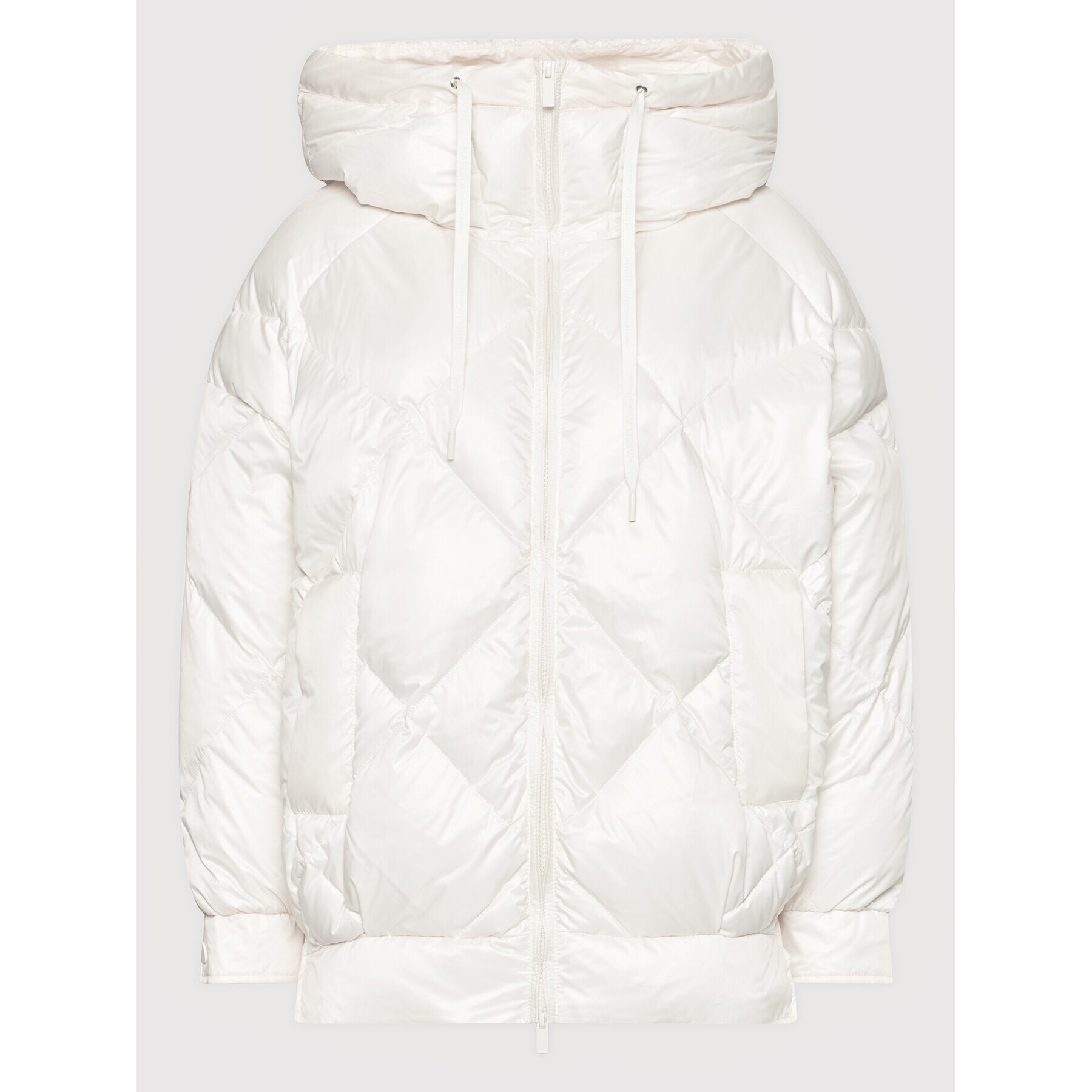 Marella Пухено яке Ovale 34860419 Бял Relaxed Fit - Pepit.bg