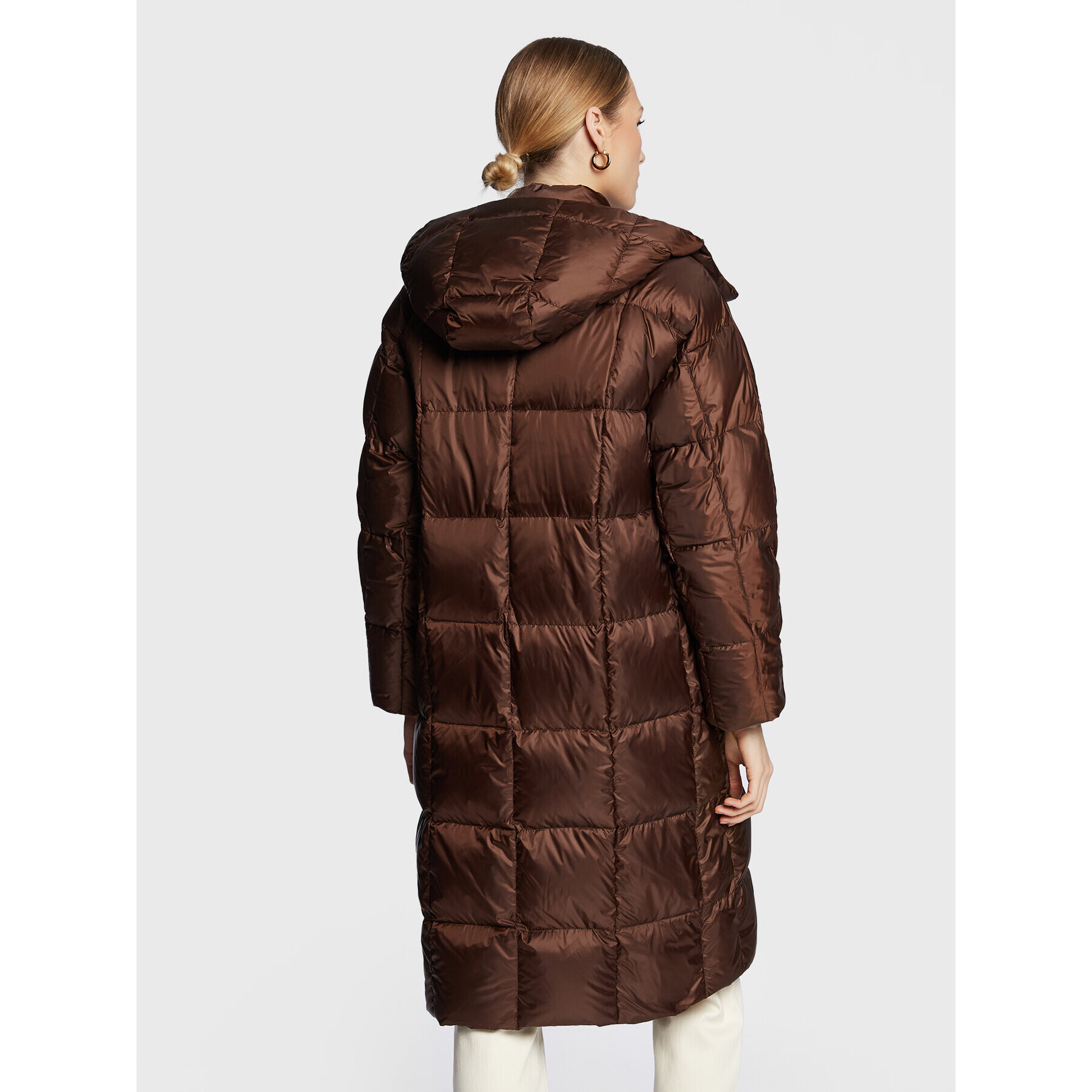 Marella Пухено яке Adele 34960129 Кафяв Regular Fit - Pepit.bg