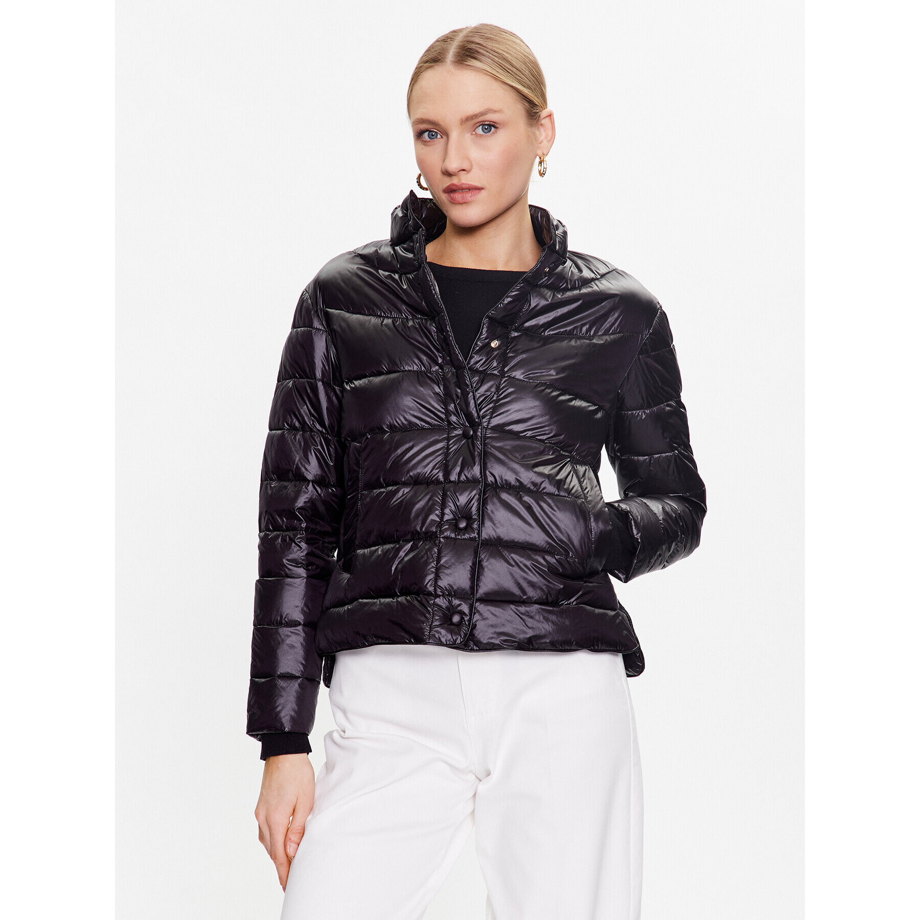 Marella Пухено яке Canapa 34860227 Черен Regular Fit - Pepit.bg