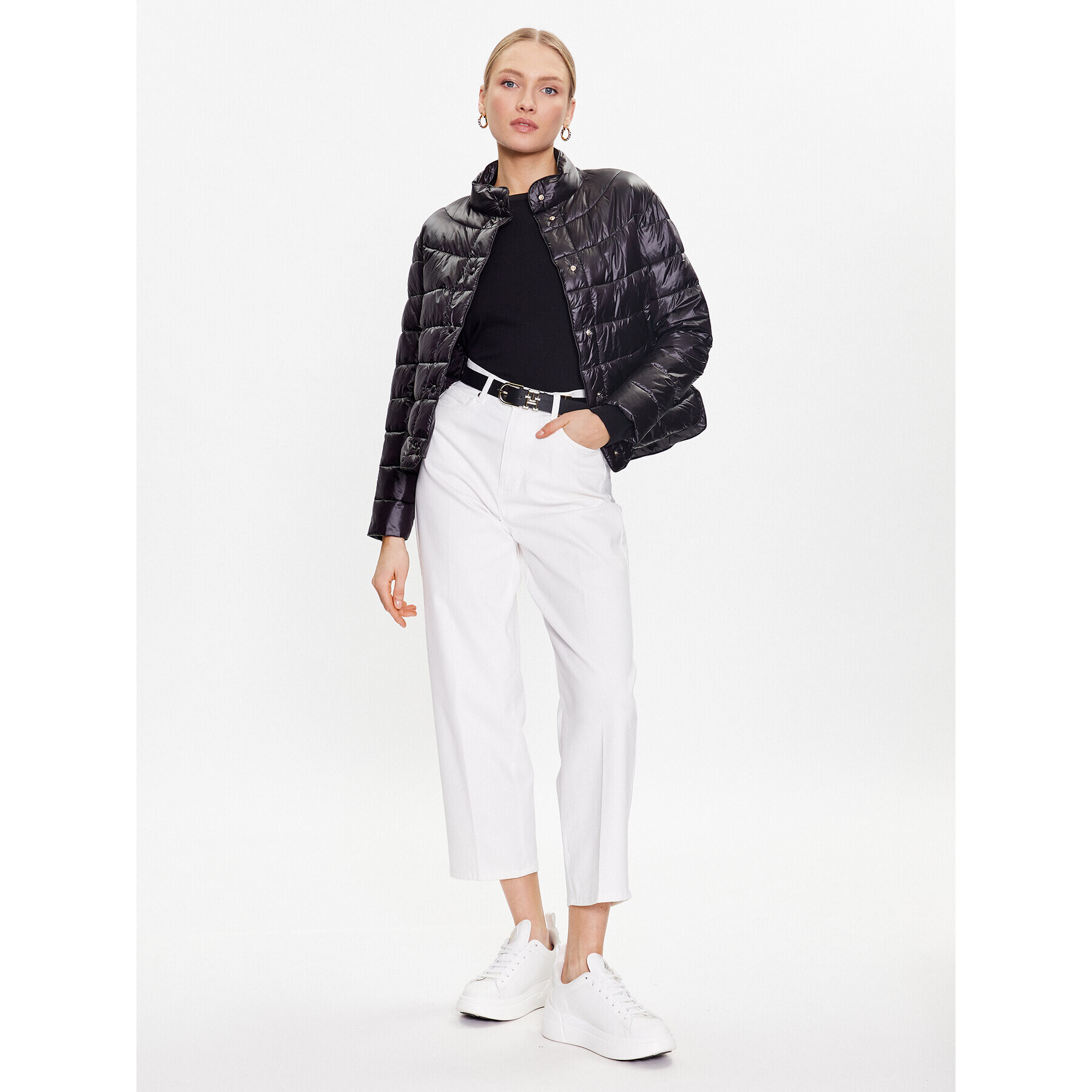Marella Пухено яке Canapa 34860227 Черен Regular Fit - Pepit.bg