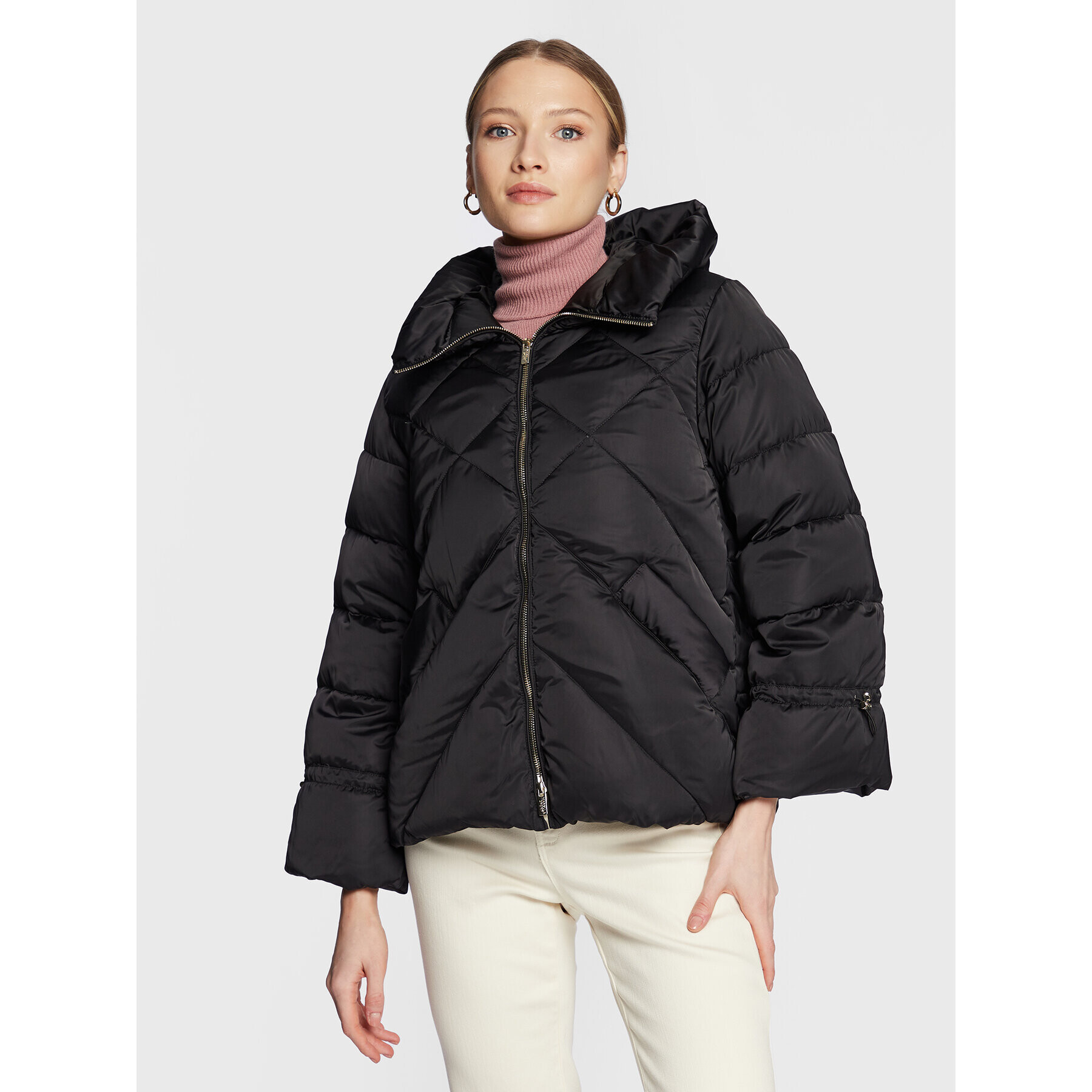 Marella Пухено яке Flo 34861127 Черен Regular Fit - Pepit.bg