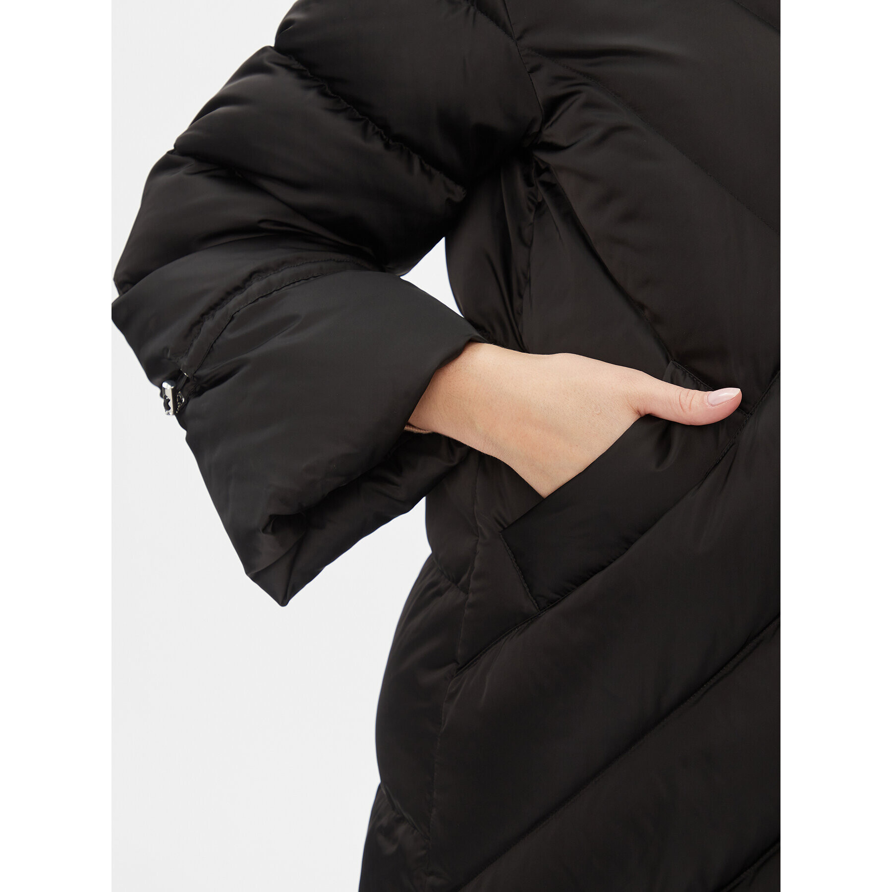 Marella Пухено яке Iser 2334960637200 Черен Regular Fit - Pepit.bg