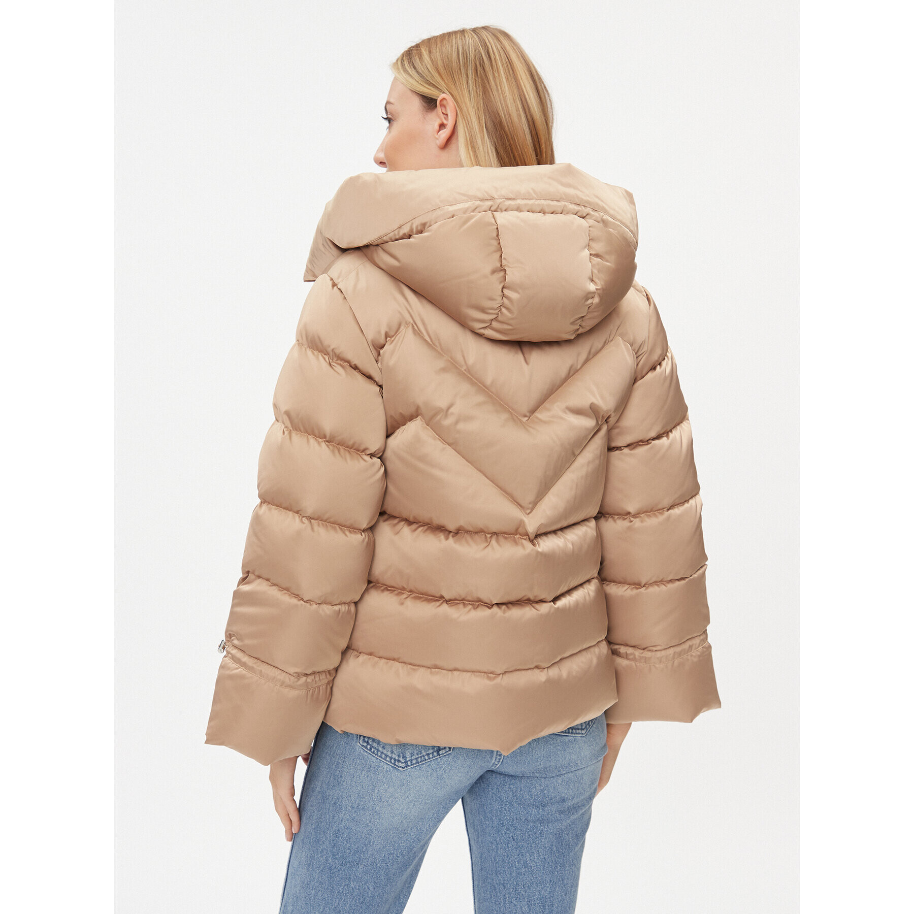 Marella Пухено яке Nard 2334861137200 Бежов Regular Fit - Pepit.bg