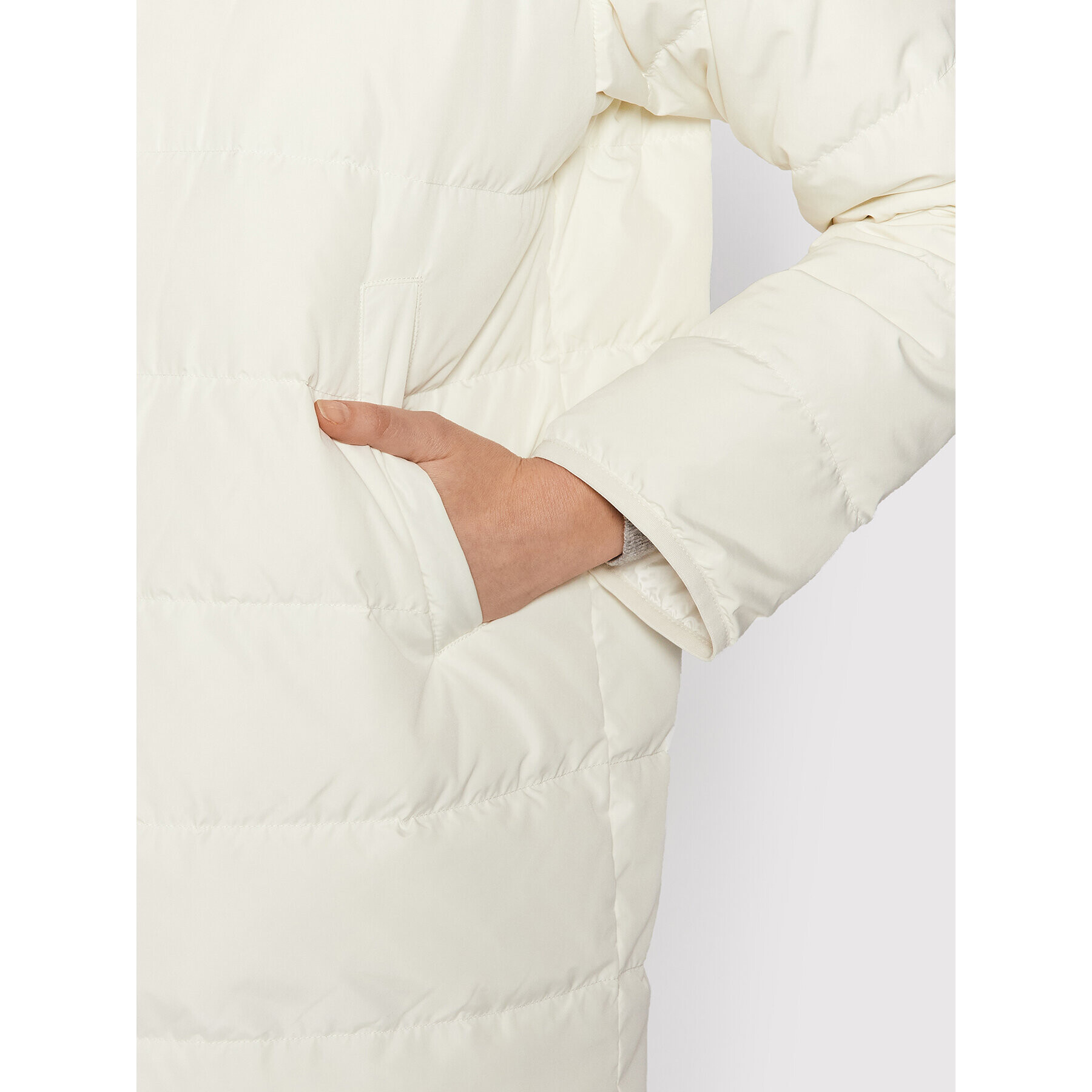 Marella Пухено яке Nepos 34810524 Екрю Regular Fit - Pepit.bg
