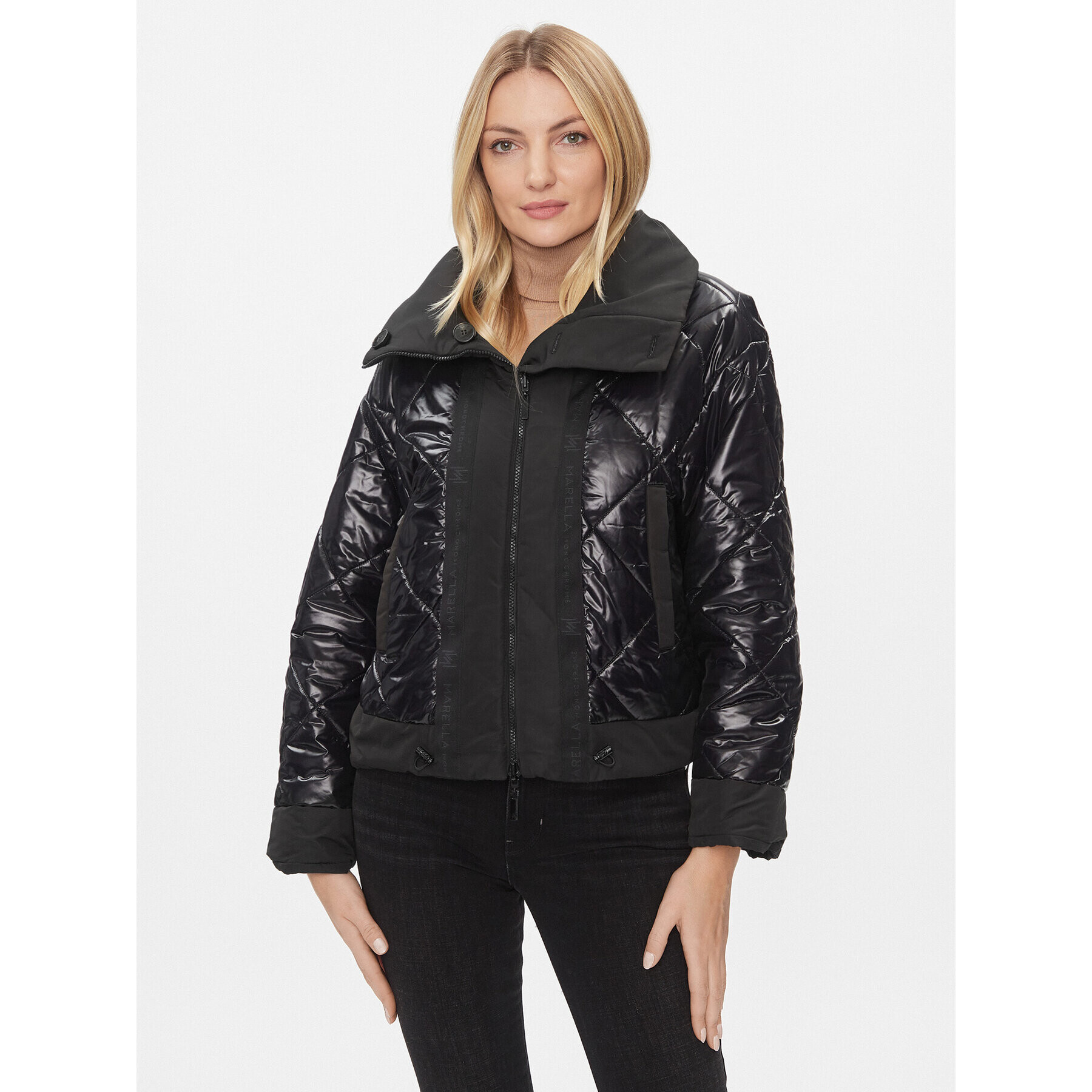 Marella Пухено яке Ranetta 2334860139200 Черен Regular Fit - Pepit.bg