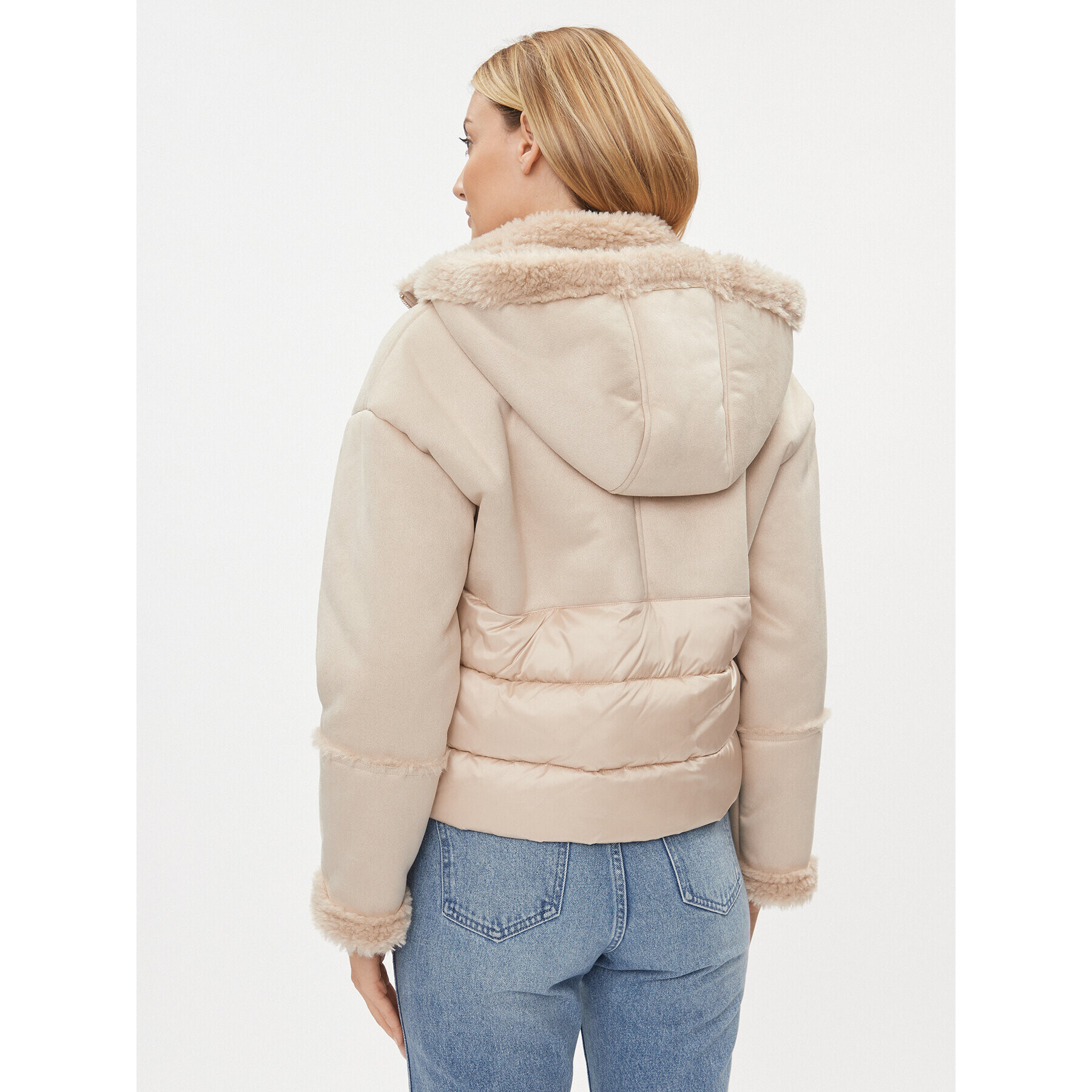 Marella Пухено яке Ritmo 2334560337200 Бежов Regular Fit - Pepit.bg