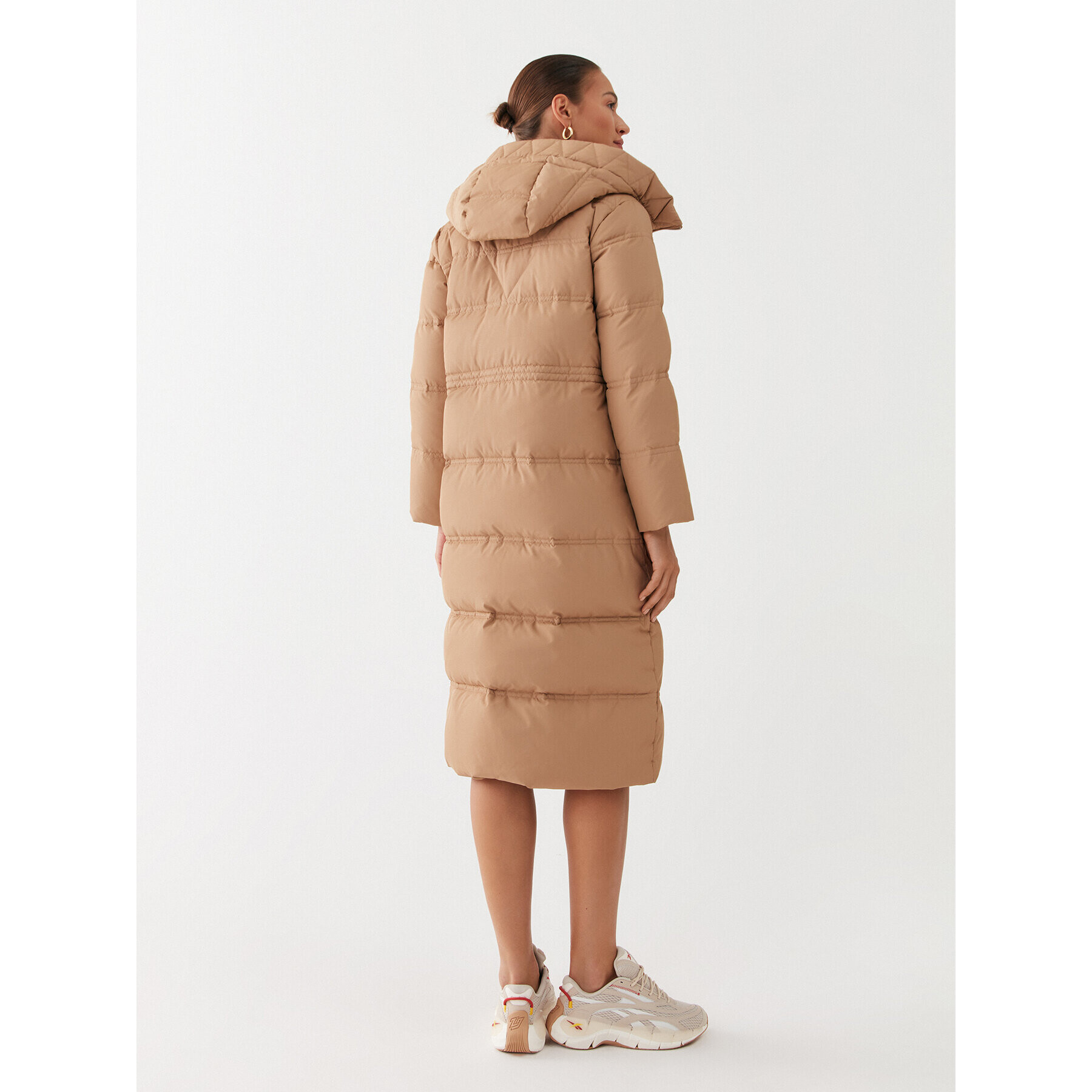 Marella Пухено яке Samovar 2334960137 Кафяв Regular Fit - Pepit.bg