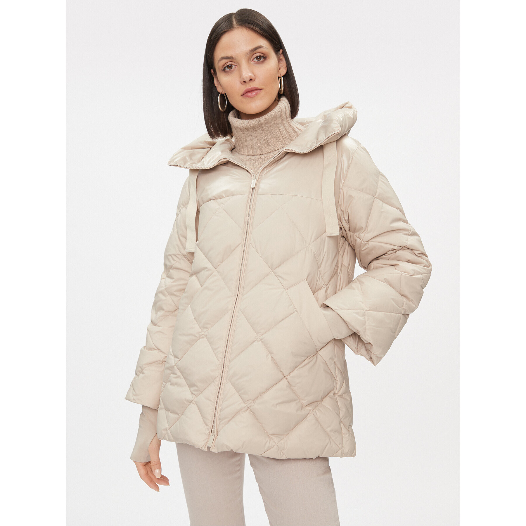 Marella Пухено яке Stadio 2334860339200 Бежов Regular Fit - Pepit.bg