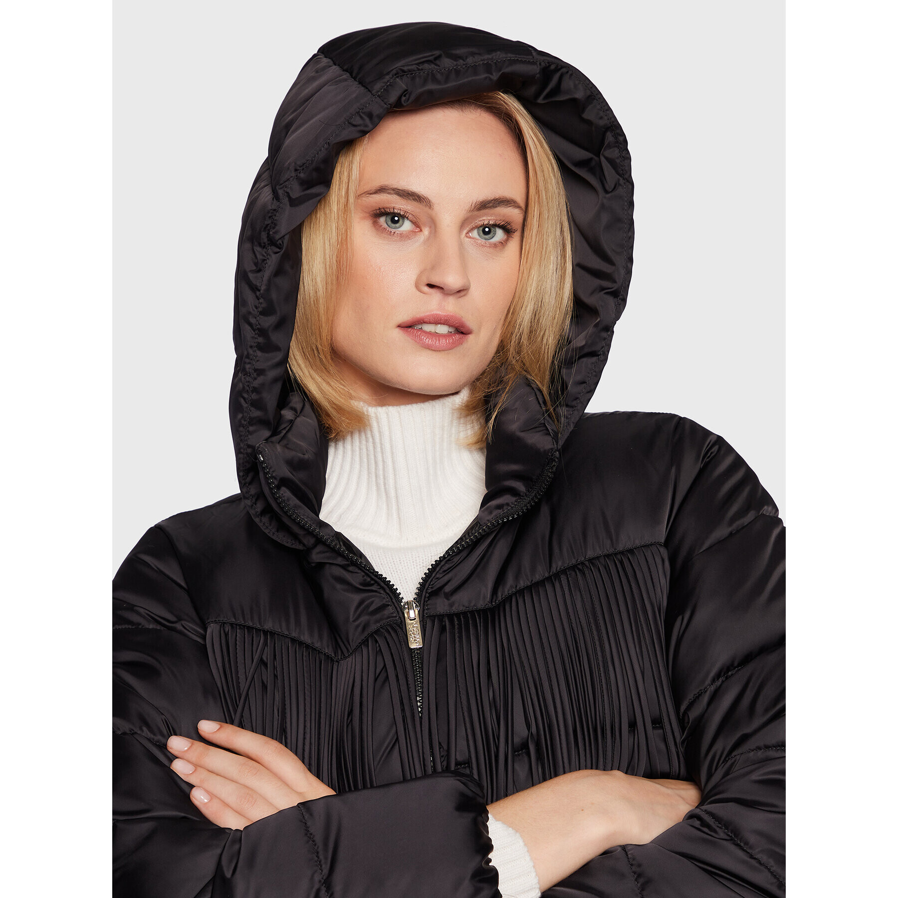 Marella Пухено яке Wien 34861327 Черен Regular Fit - Pepit.bg